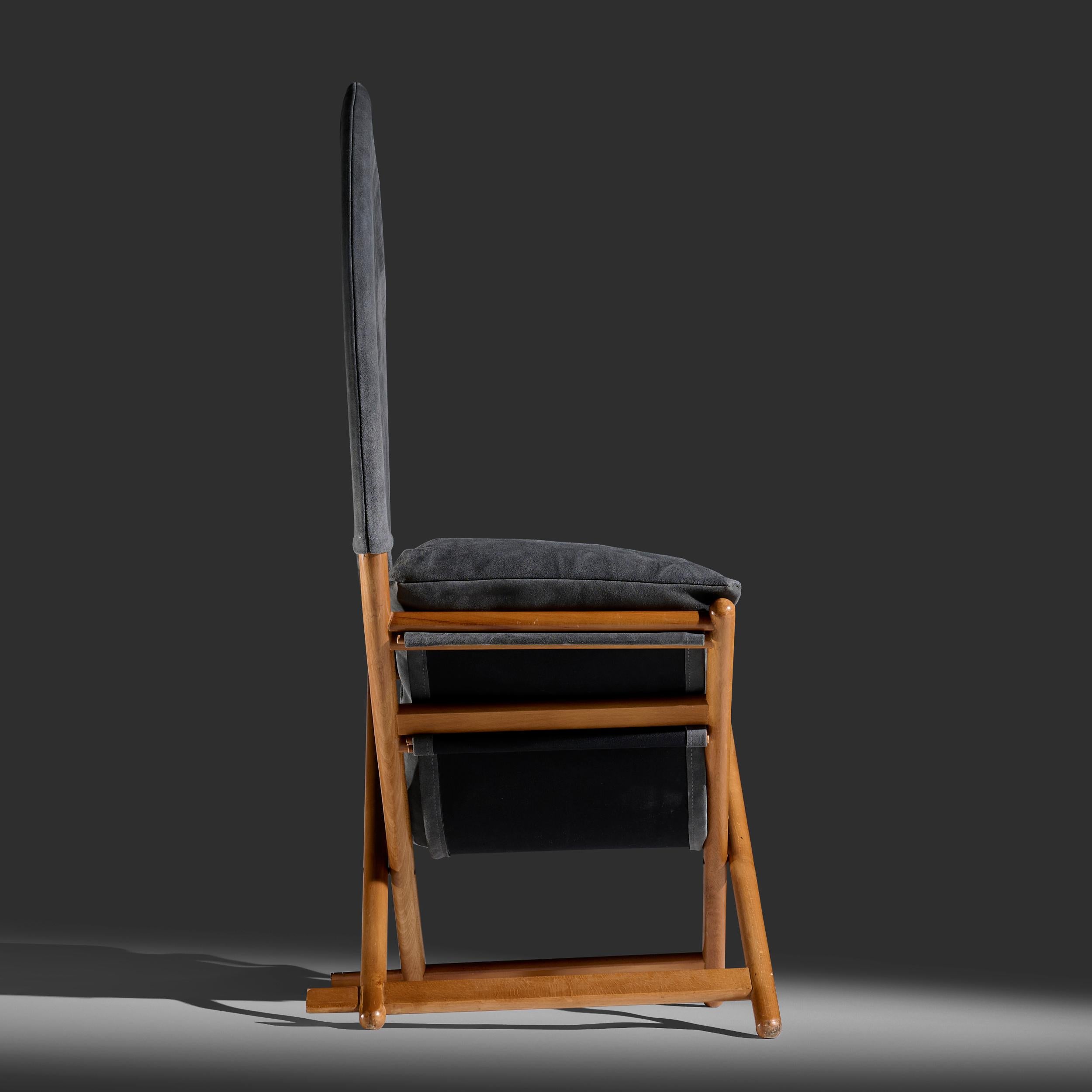 Faltbarer Loungesessel von Vico Magistretti, Modell Regina D' Africa, für Alias, Italien (Moderne der Mitte des Jahrhunderts) im Angebot