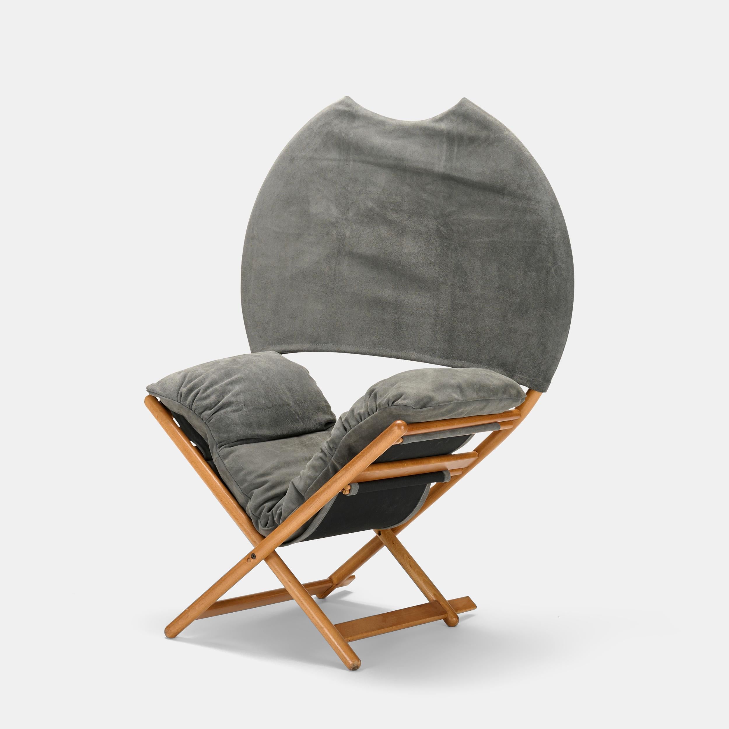 Faltbarer Loungesessel von Vico Magistretti, Modell Regina D' Africa, für Alias, Italien (Italienisch) im Angebot