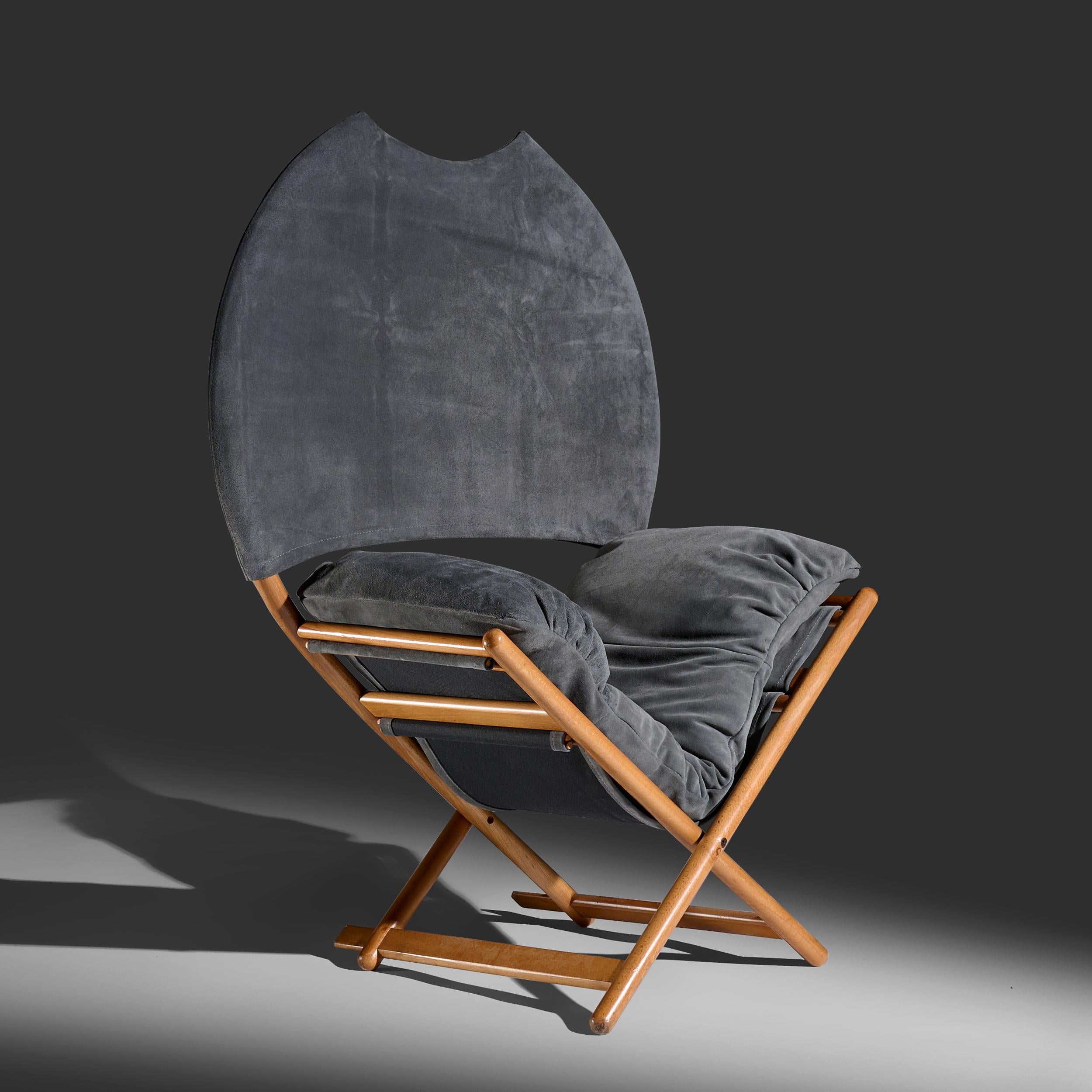 Faltbarer Loungesessel von Vico Magistretti, Modell Regina D' Africa, für Alias, Italien im Angebot 1