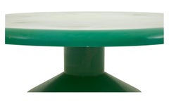 Vico Magistretti Molded Plastic Green Coffee Table