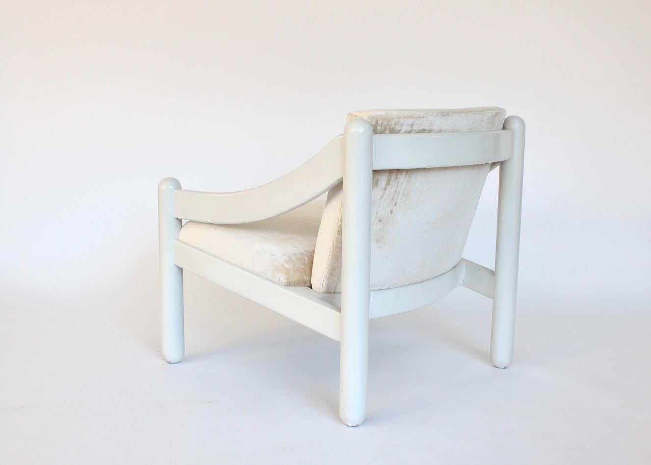 Vico Magistretti paire de chaises longues Carimate pour Cassina en vente 3
