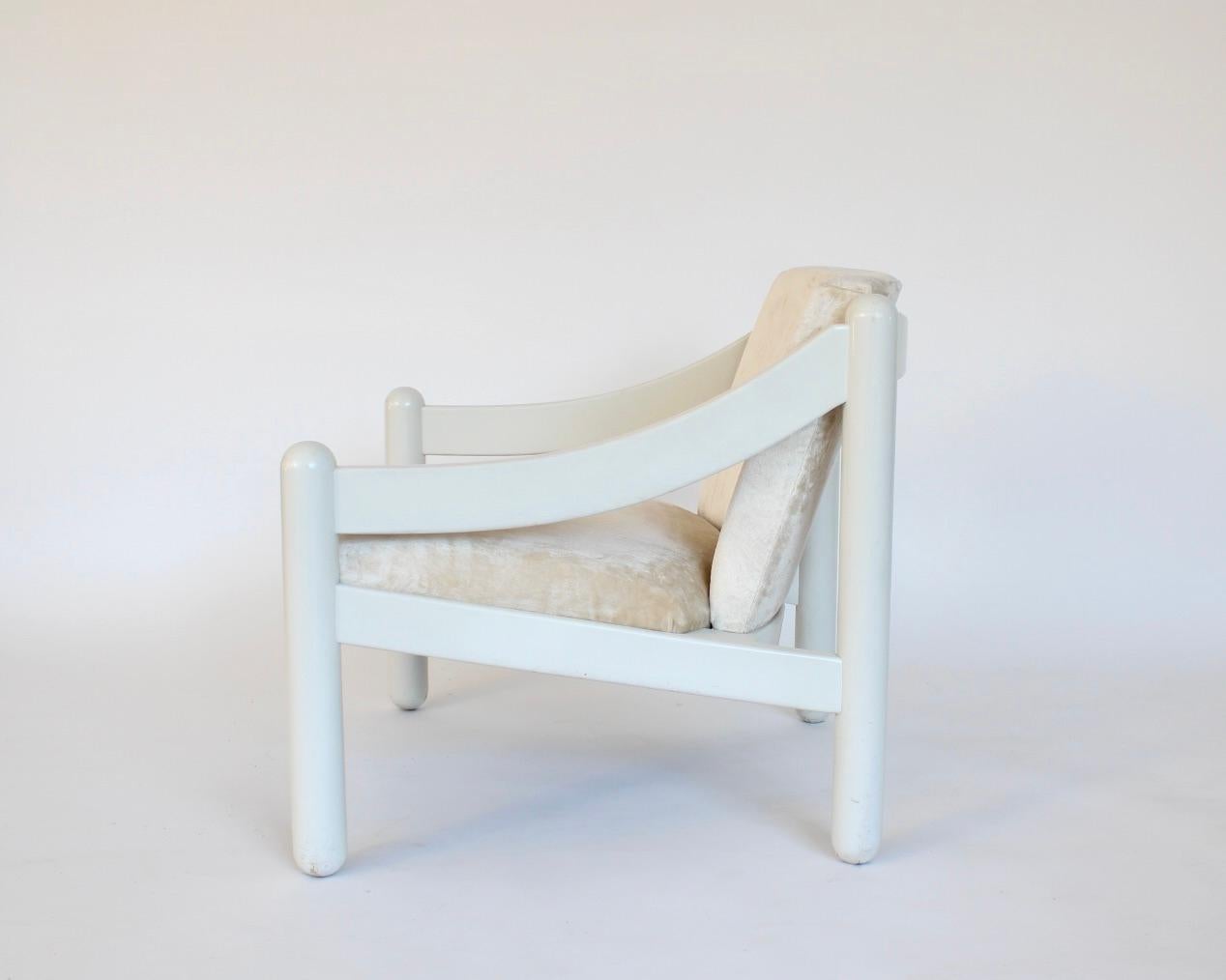Vico Magistretti paire de chaises longues Carimate pour Cassina en vente 4