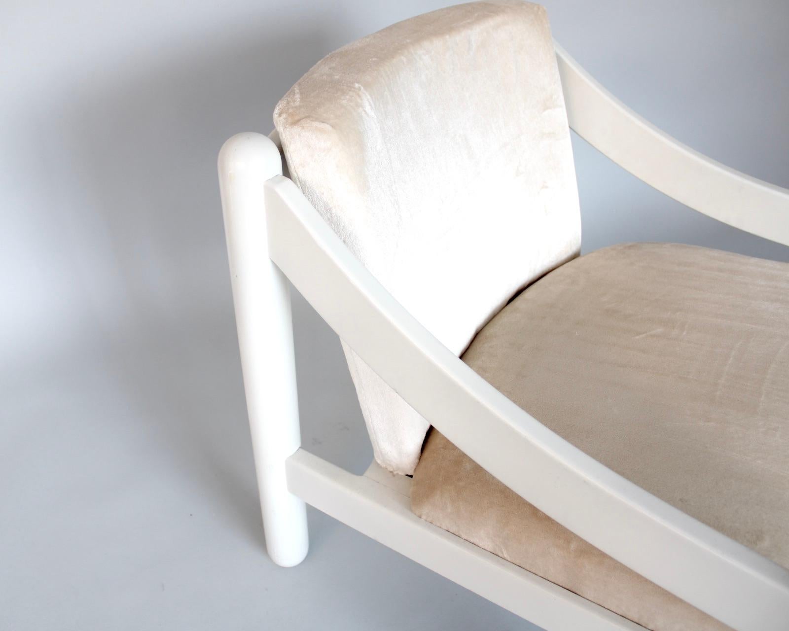 Vico Magistretti paire de chaises longues Carimate pour Cassina en vente 6