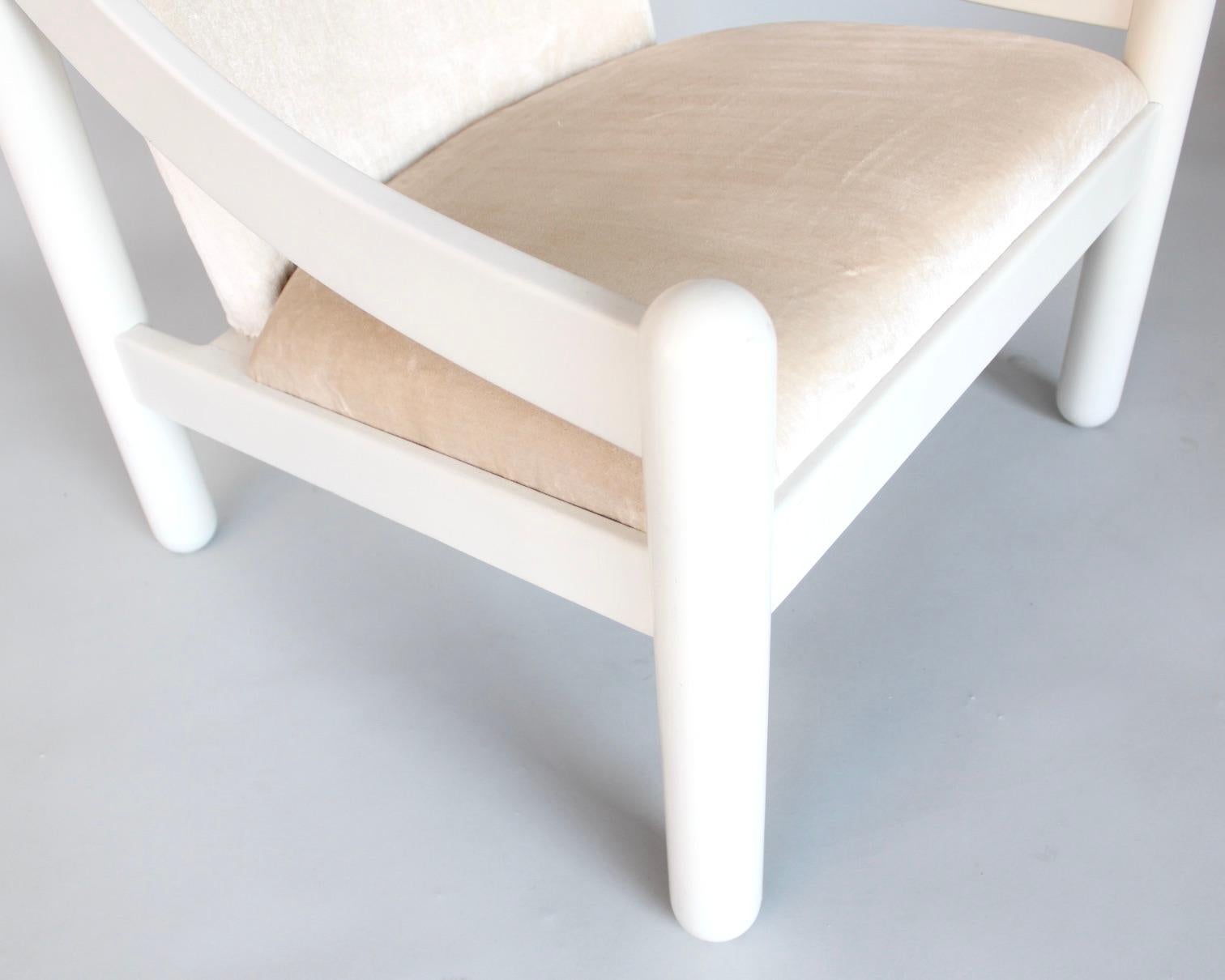 Vico Magistretti paire de chaises longues Carimate pour Cassina en vente 7