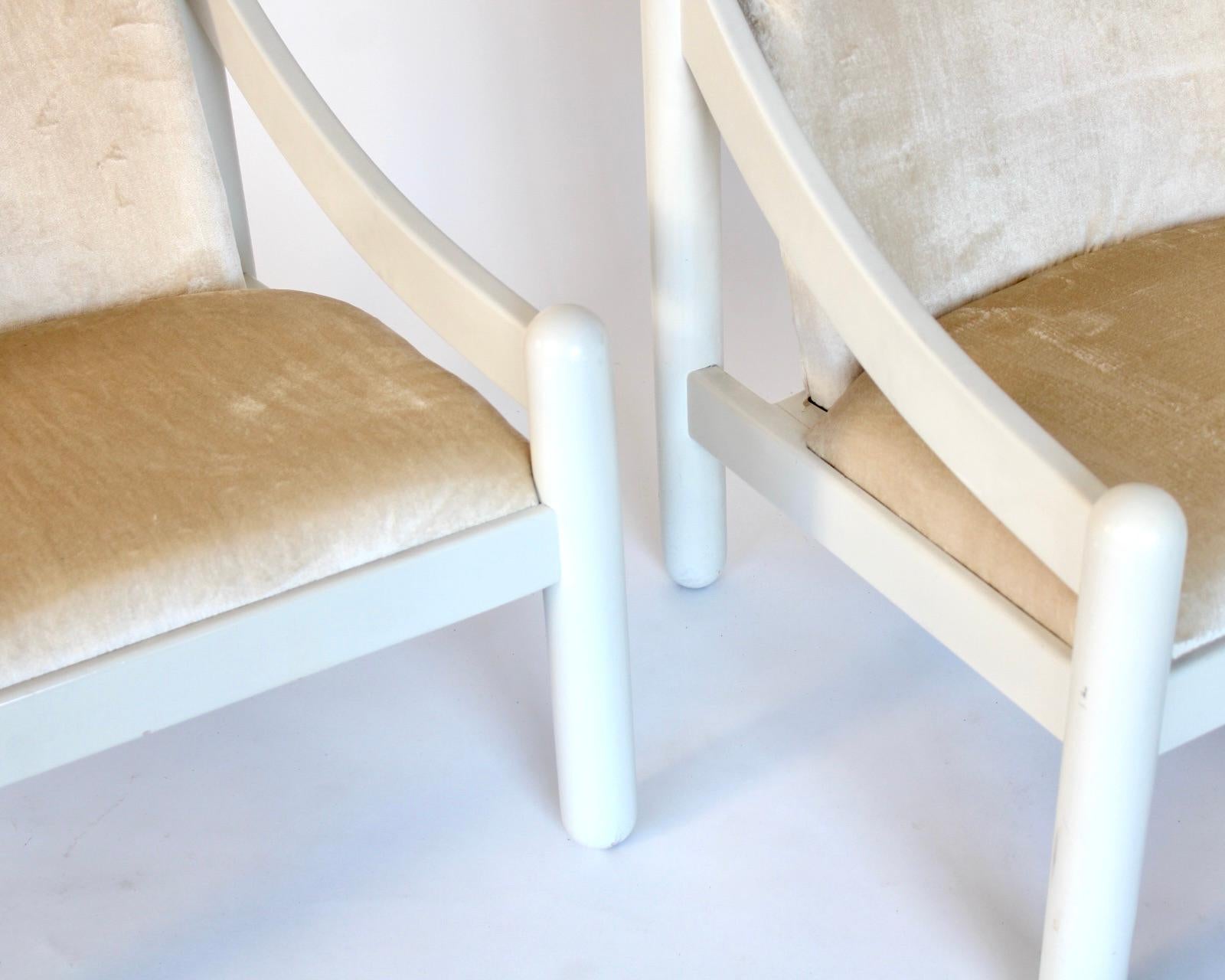 Vico Magistretti paire de chaises longues Carimate pour Cassina en vente 8