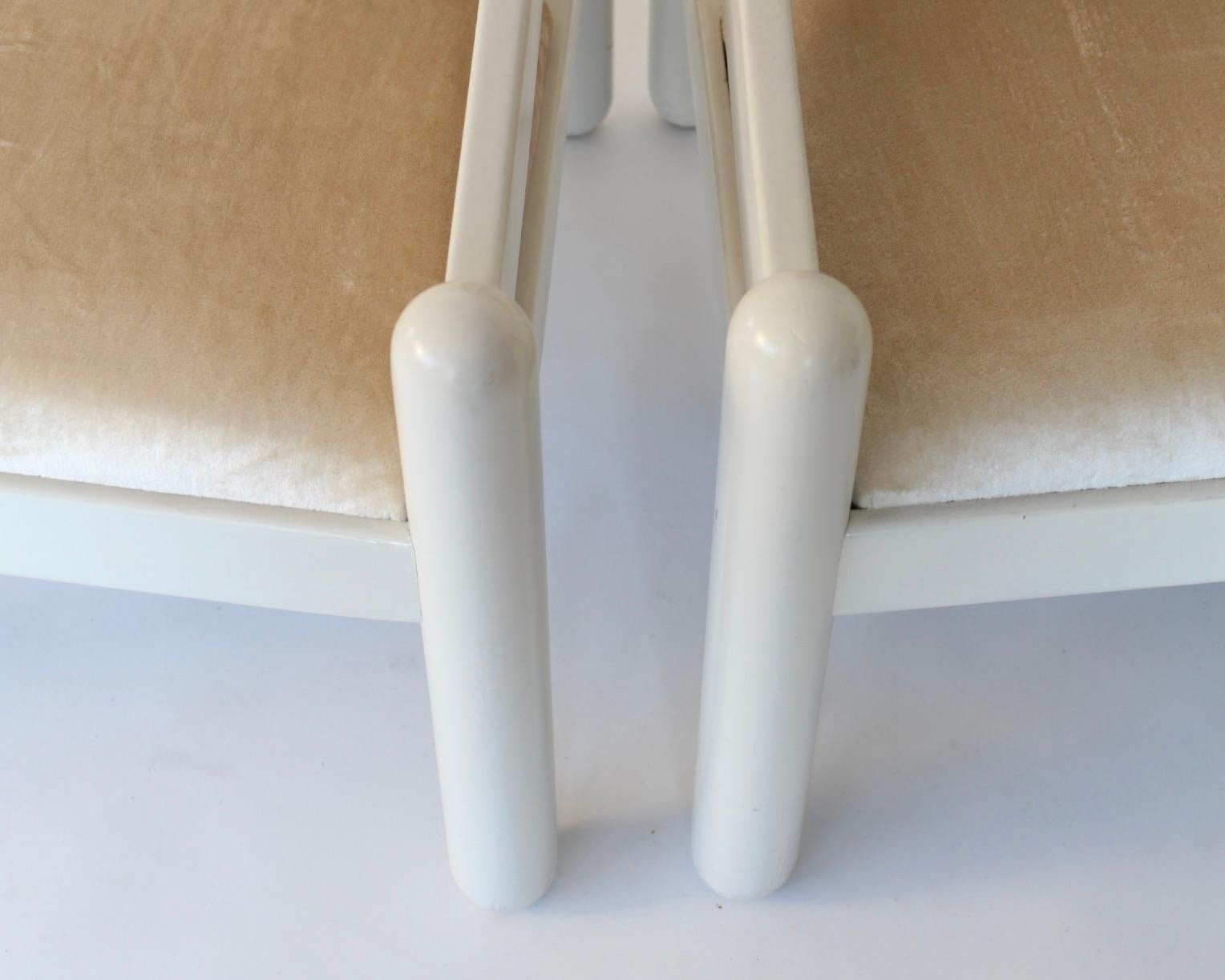 Vico Magistretti paire de chaises longues Carimate pour Cassina en vente 11
