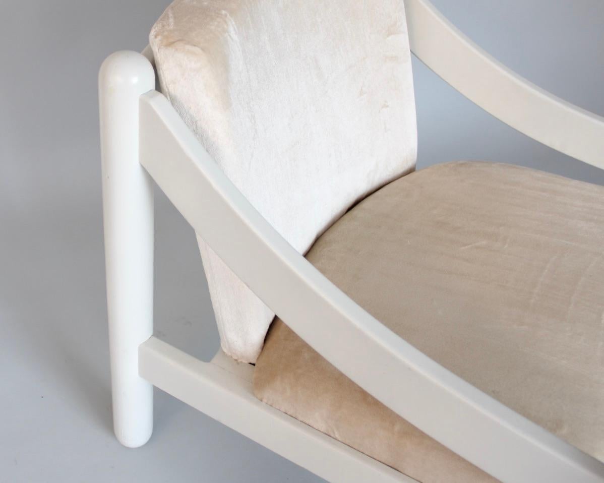 Vico Magistretti paire de chaises longues Carimate pour Cassina en vente 12