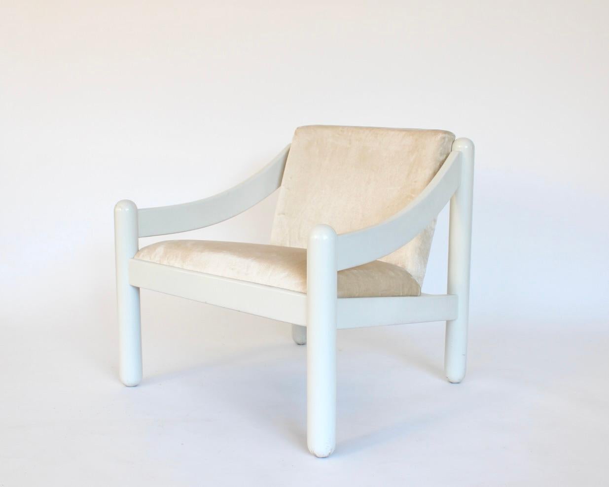 Hêtre Vico Magistretti paire de chaises longues Carimate pour Cassina en vente