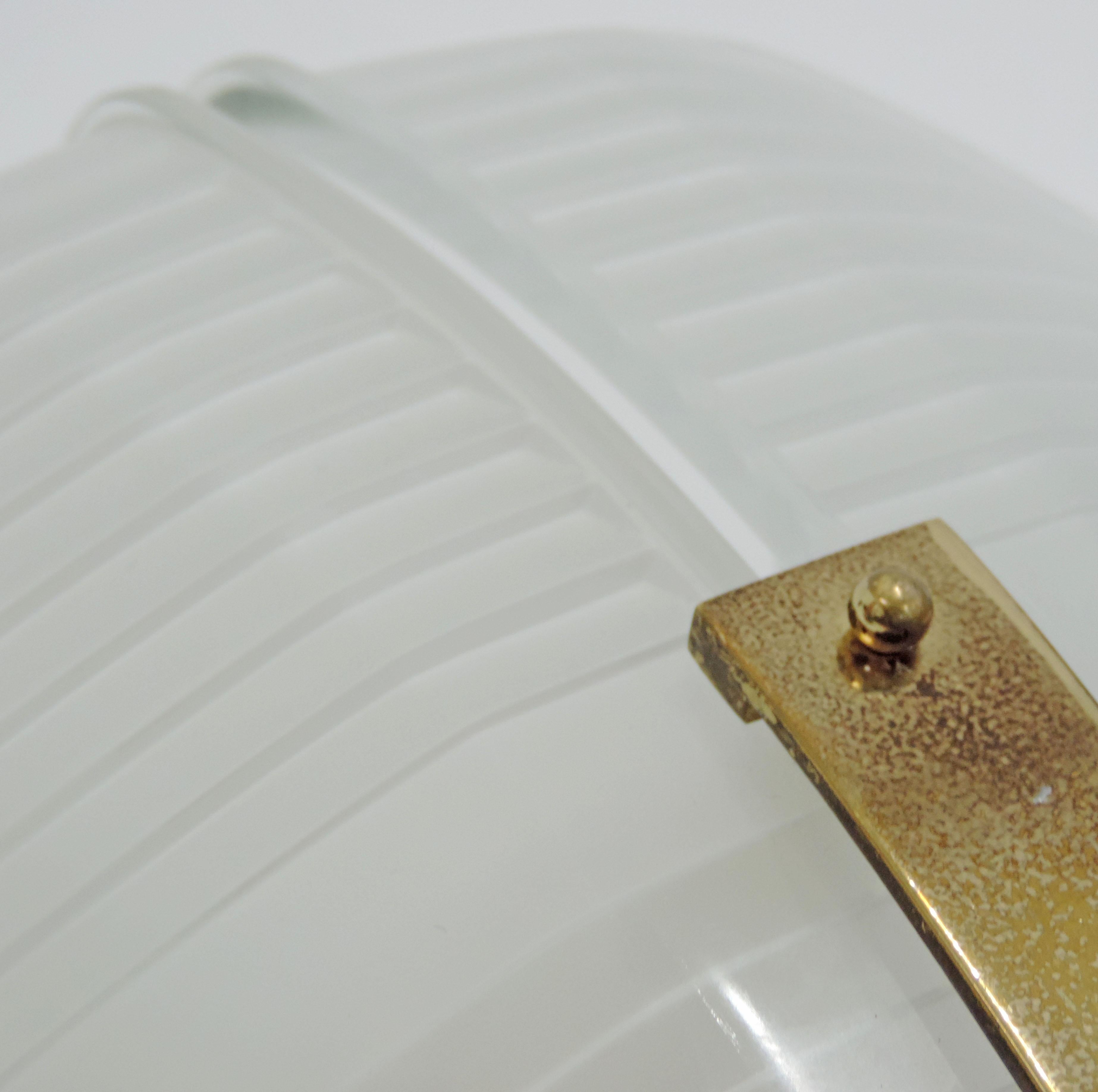 Pressed Vico Magistretti pair of Lambda wall lights for Artemide, Italy 1961