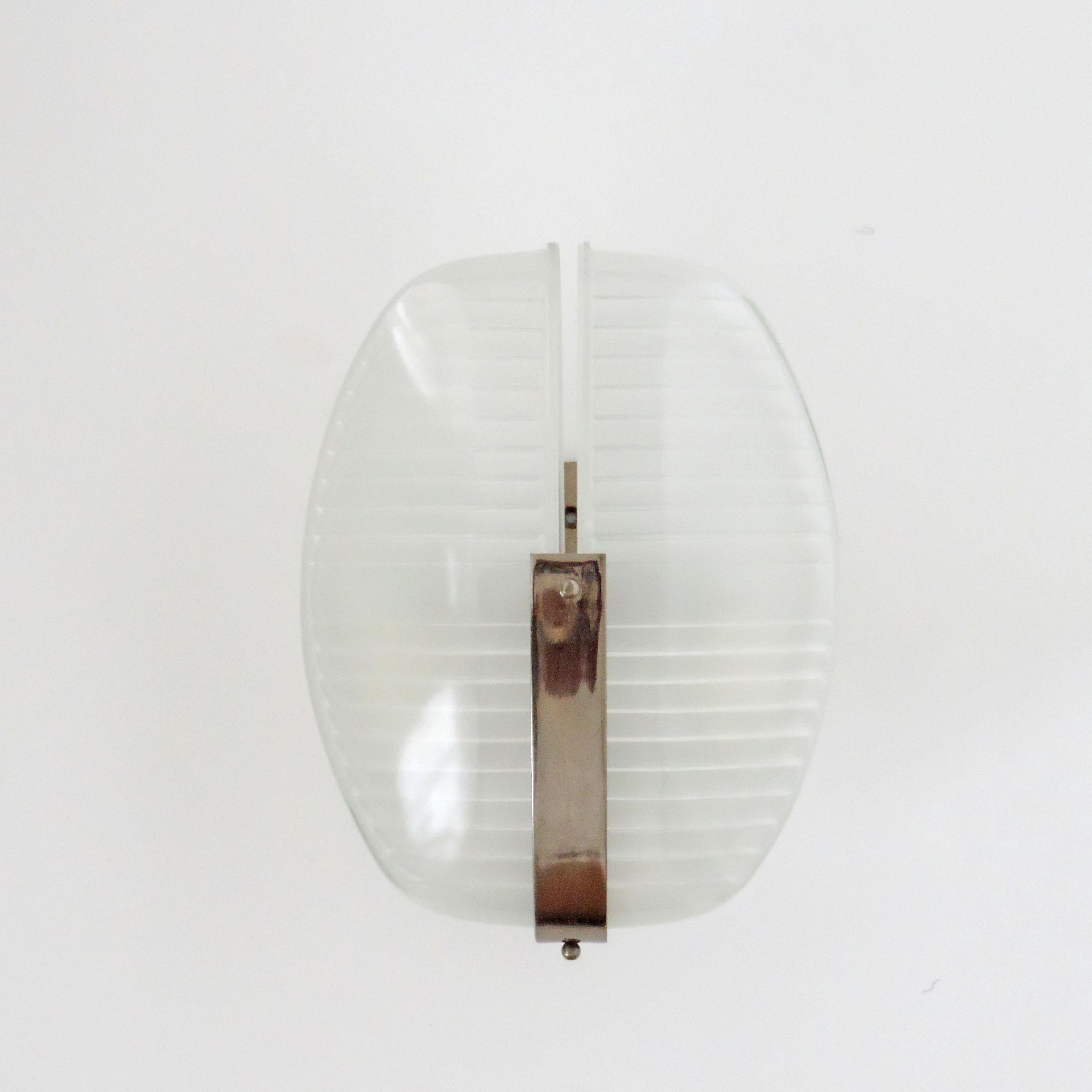 Vico Magistretti Pair of Lambda Wall Lights for Artemide, Italy, 1961 In Good Condition For Sale In Milan, IT