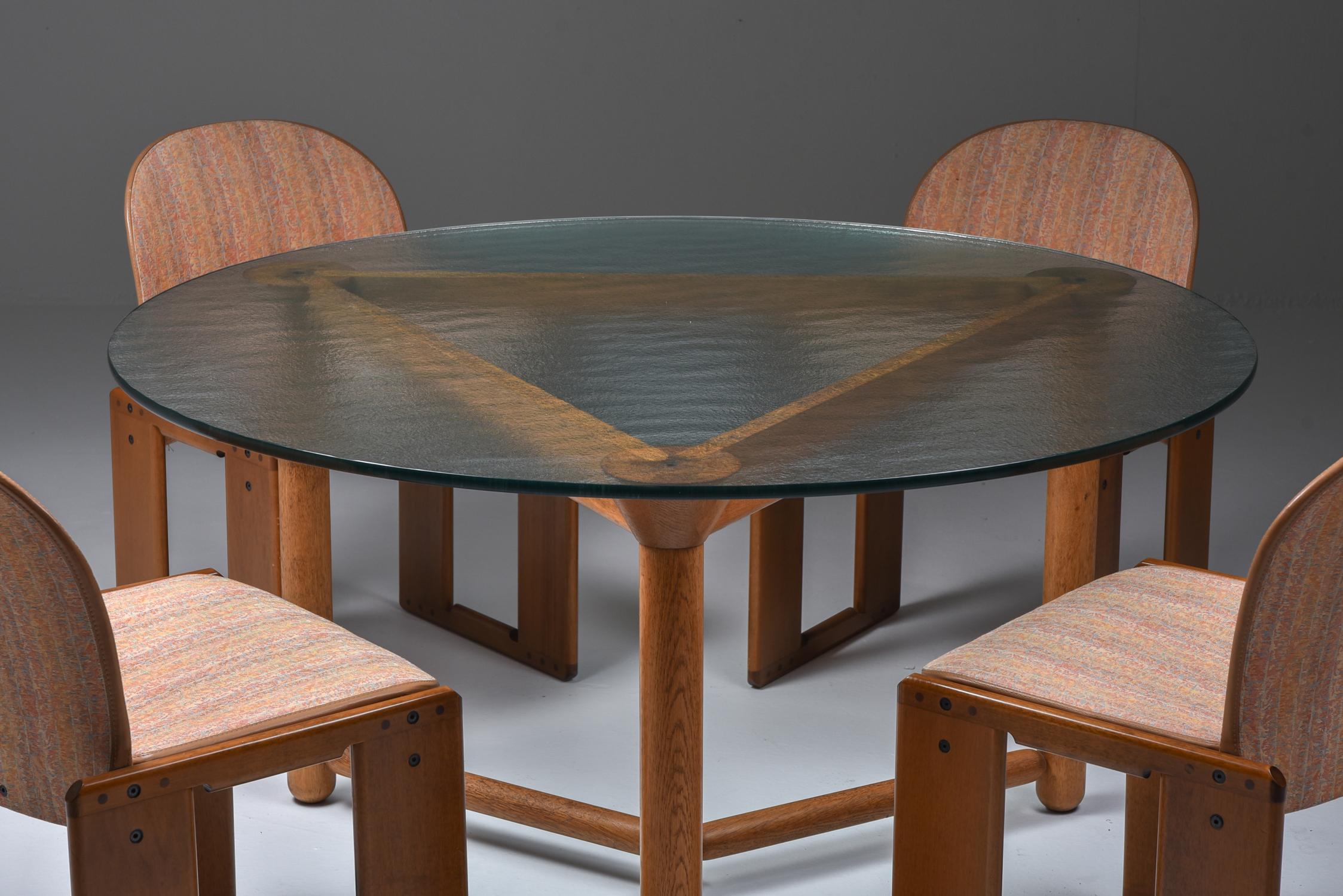 Late 20th Century Vico Magistretti PAN Dining Table for Rosenthal