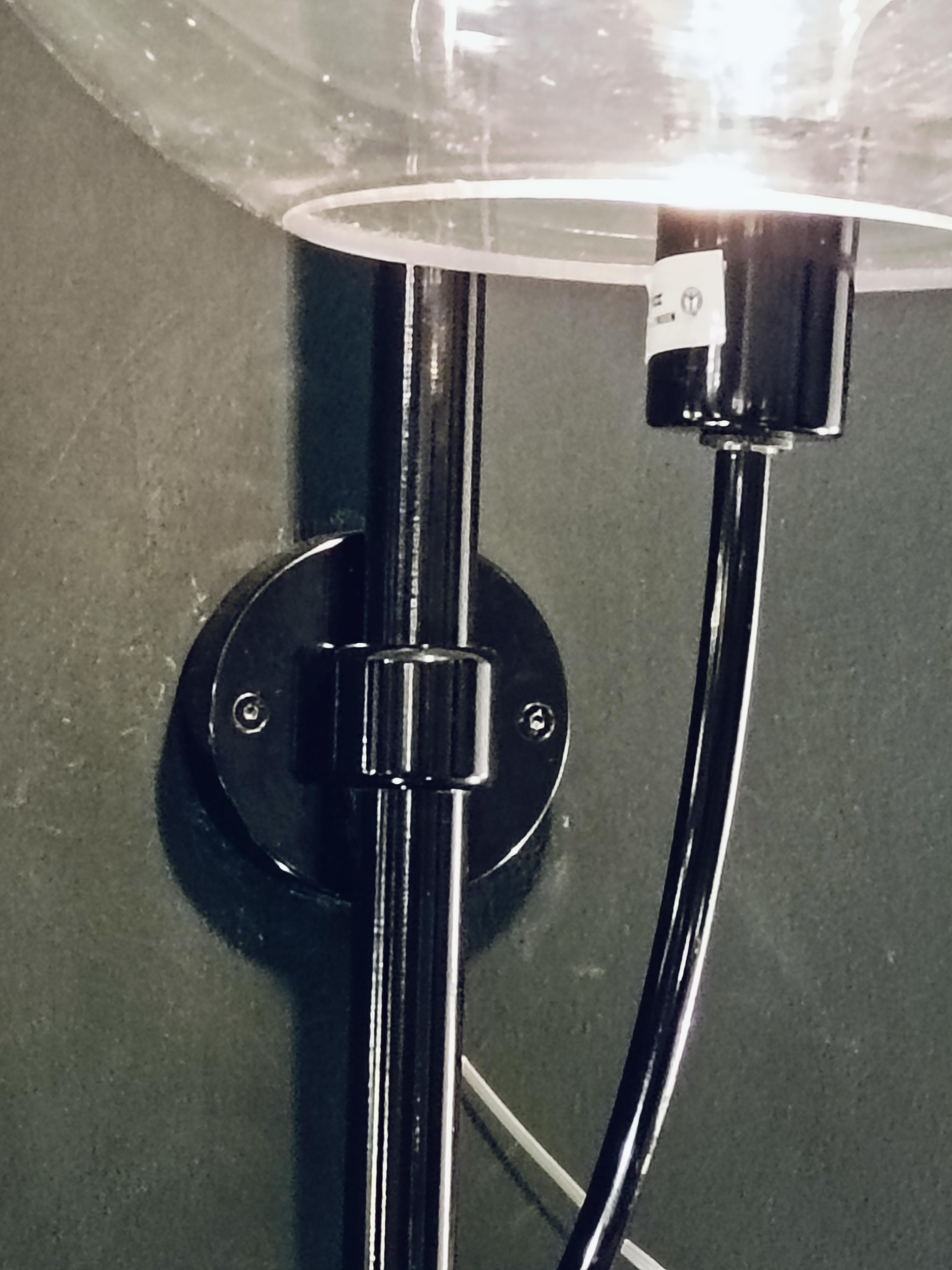 Metal Vico Magistretti per Oluce Lampada da Parete 