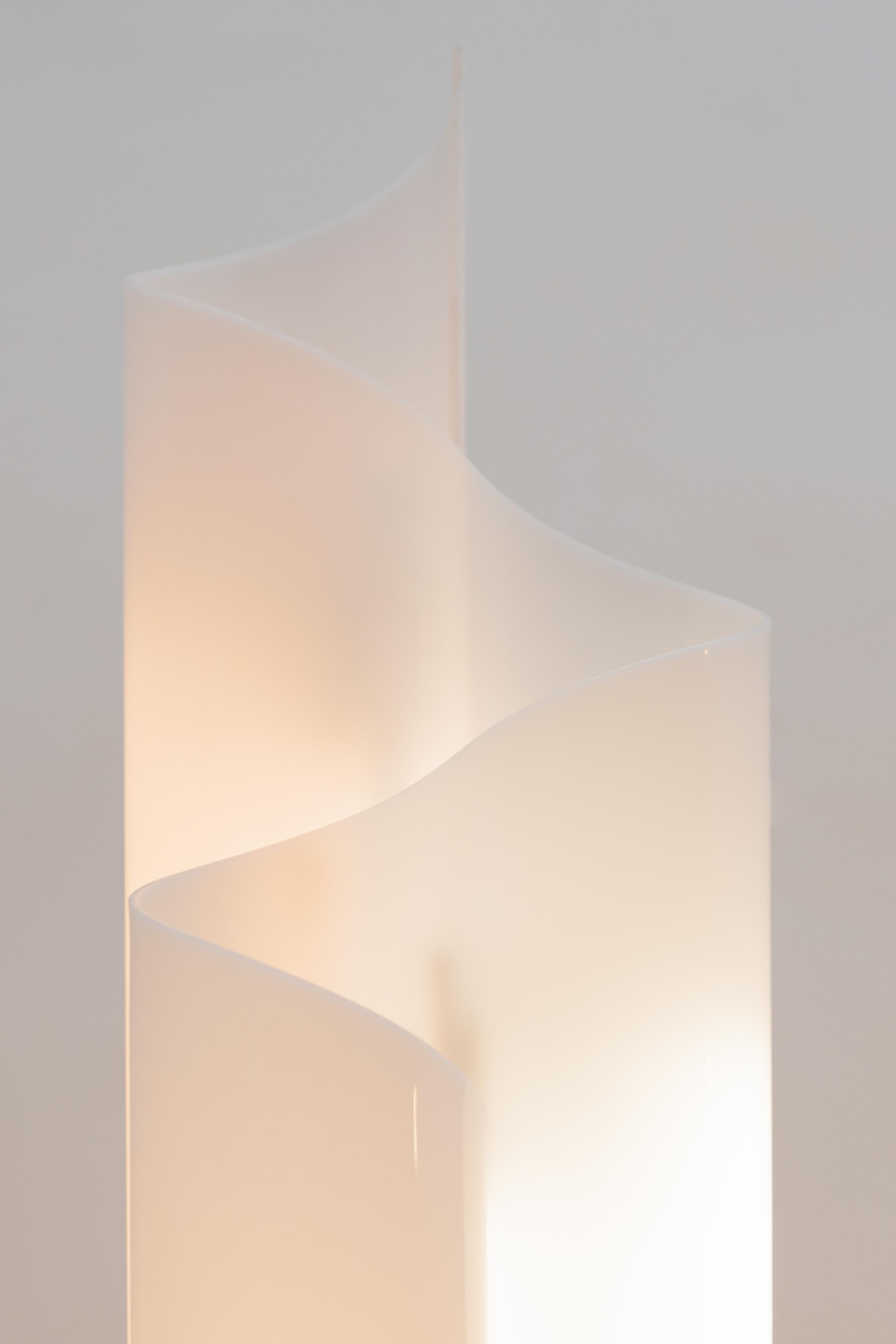 Mid-Century Modern Vico Magistretti Plexi-Glass Floorlamp Model 