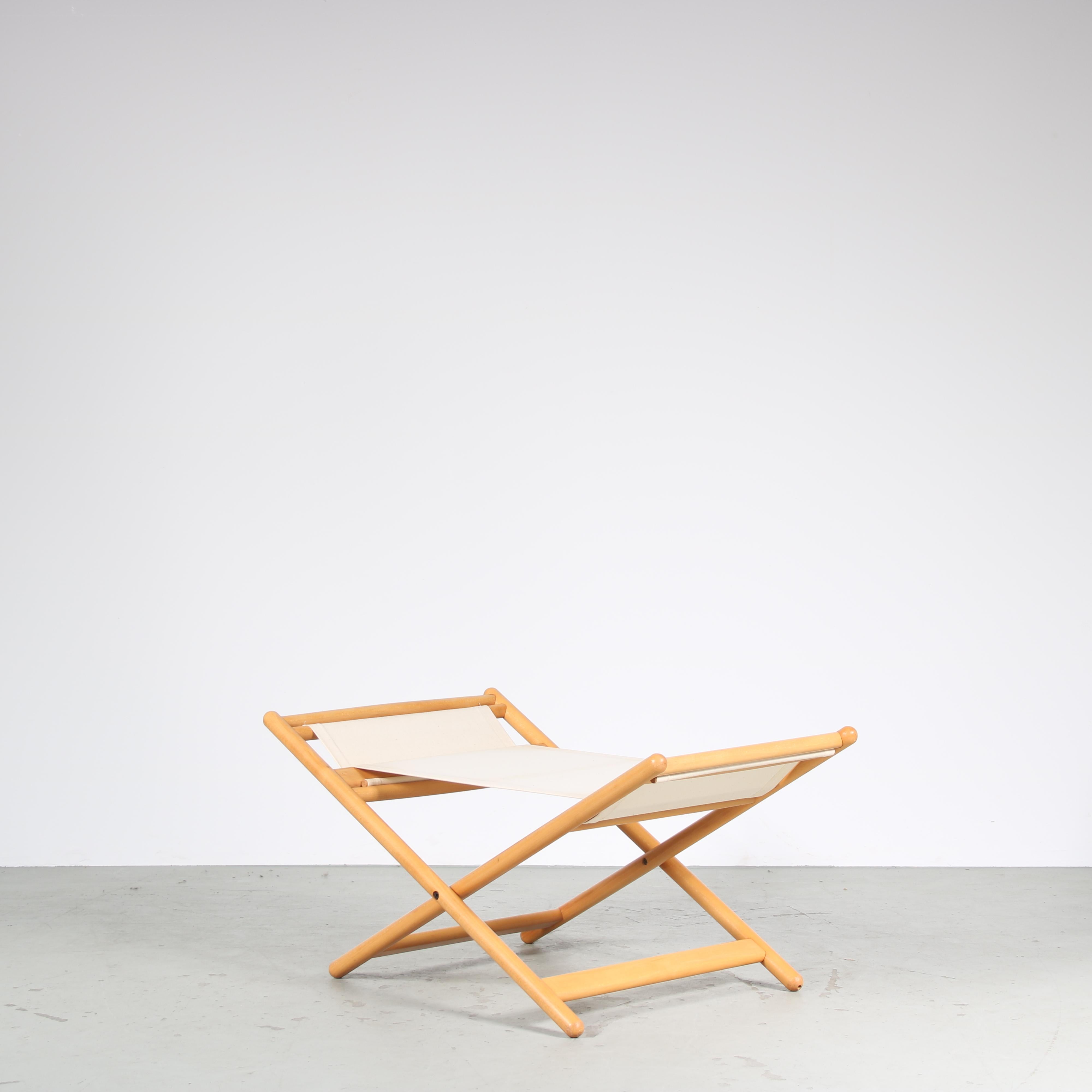Vico Magistretti ““Regina D’ Africa” Chair with Stool for Alias, Italy 1970 For Sale 10