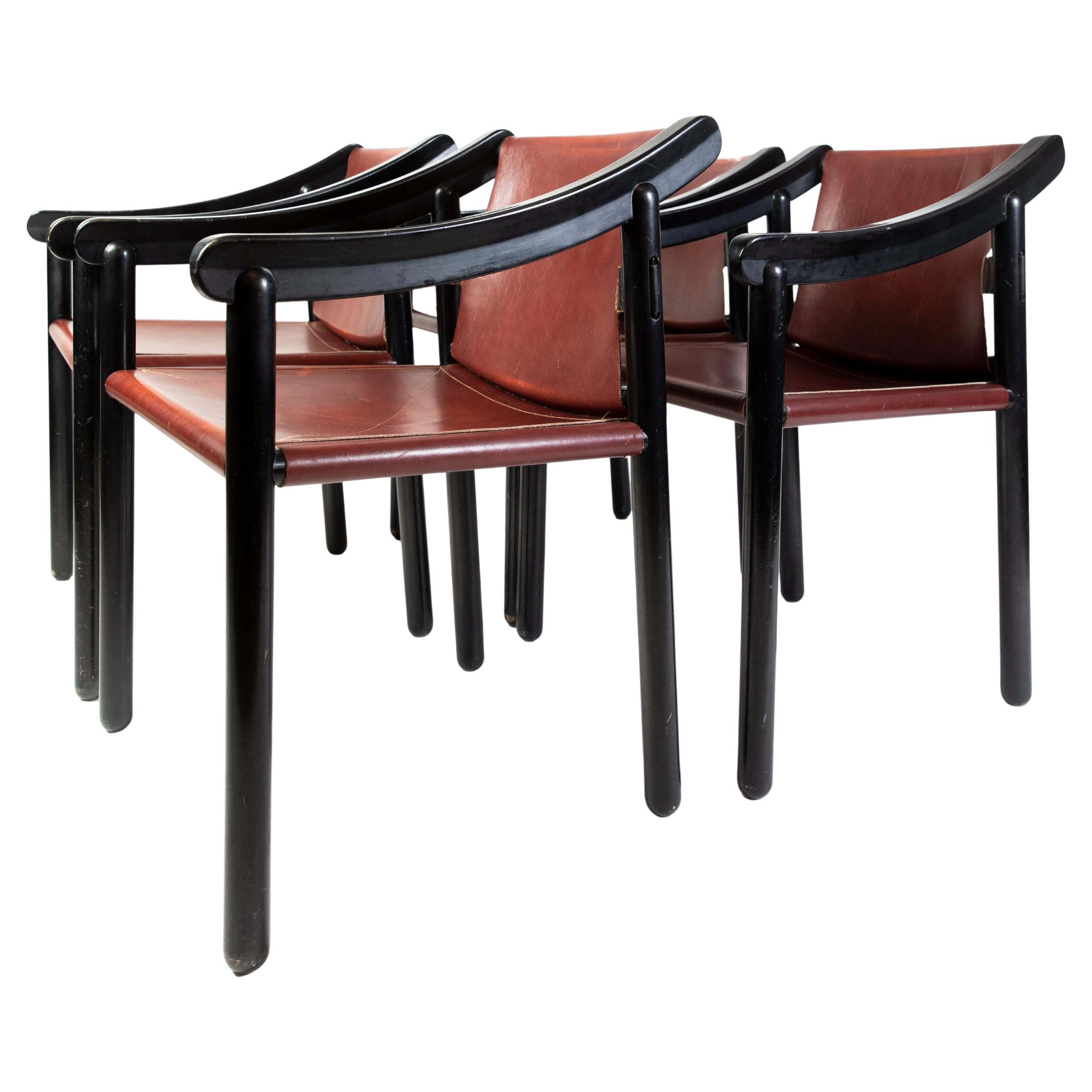 Vico Magistretti Set of 6 Chairs Model 905 by CASSINA
