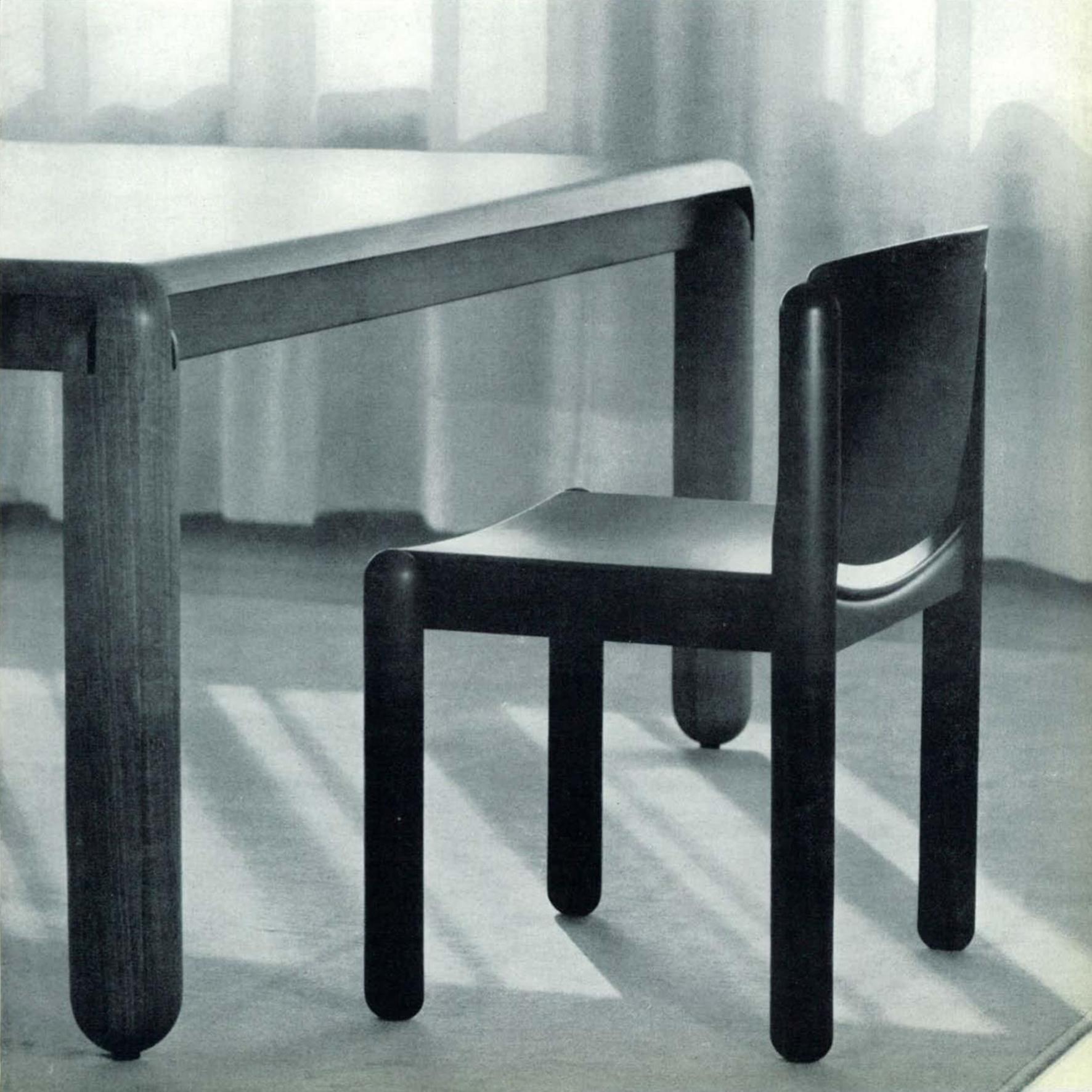 Vico Magistretti, Six Chairs, Model 122, Cassina, 1960s 4