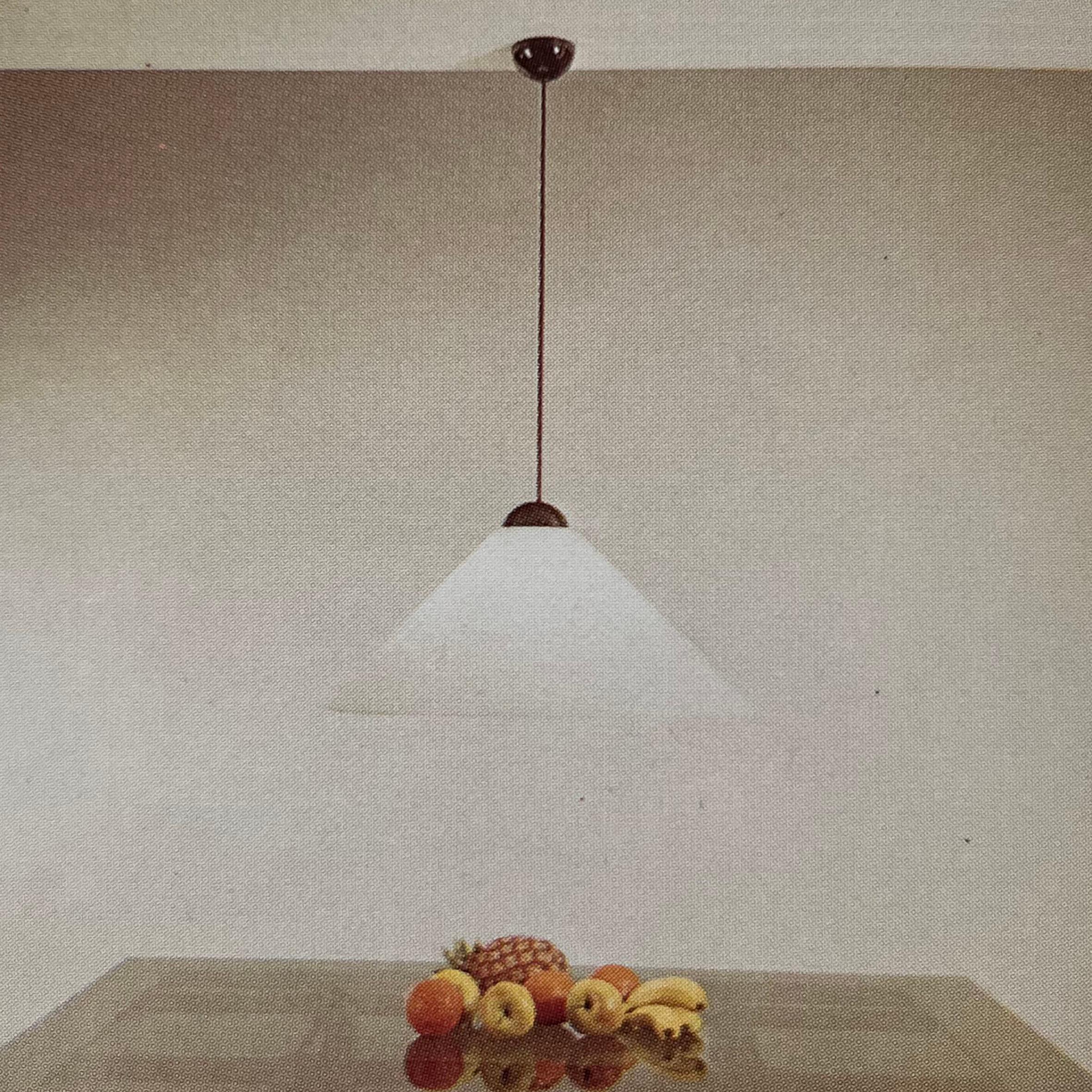 Vico Magistretti, Snow, Pendant Light, O'luce, 1974 For Sale 1