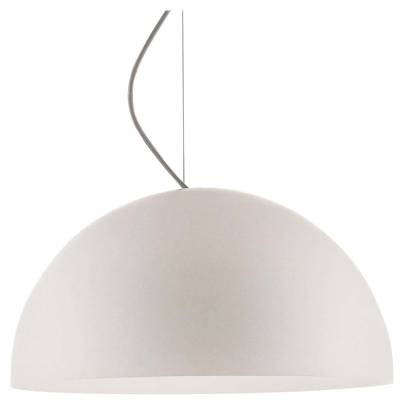 Vico Magistretti Suspension Lamp 'Sonora' Opaline Methacrylate by Oluce In New Condition For Sale In Barcelona, Barcelona