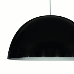 Vico Magistretti Suspension Lamps 'Sonora' Medium Black by Oluce
