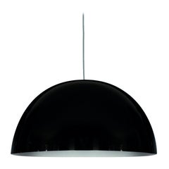 Vico Magistretti Suspension Lamps 'Sonora' Medium Black by Oluce