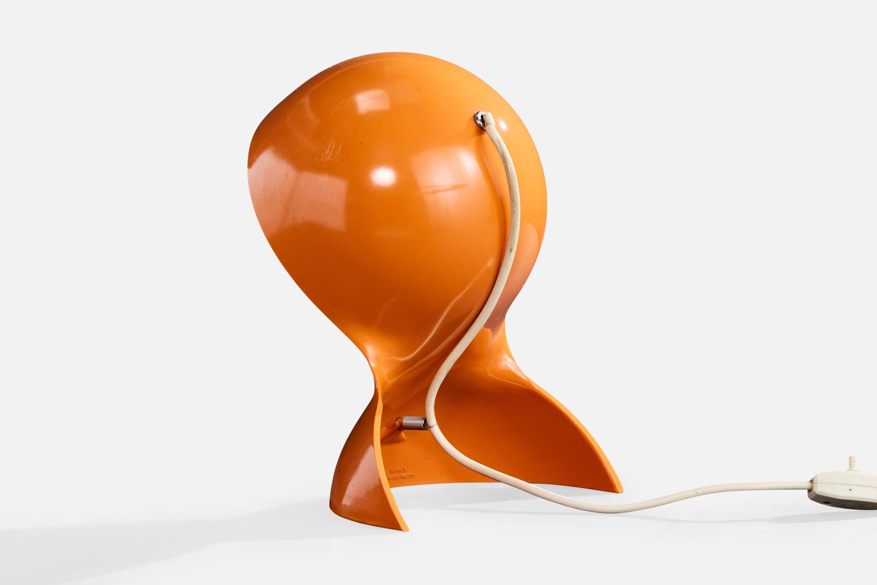 Vico Magistretti, Lámpara de mesa, Plástico, Italia, Década de 1960 en Bueno estado para la venta en High Point, NC