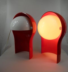 Vico Magistretti "Telegono" Pair of Table Lamps