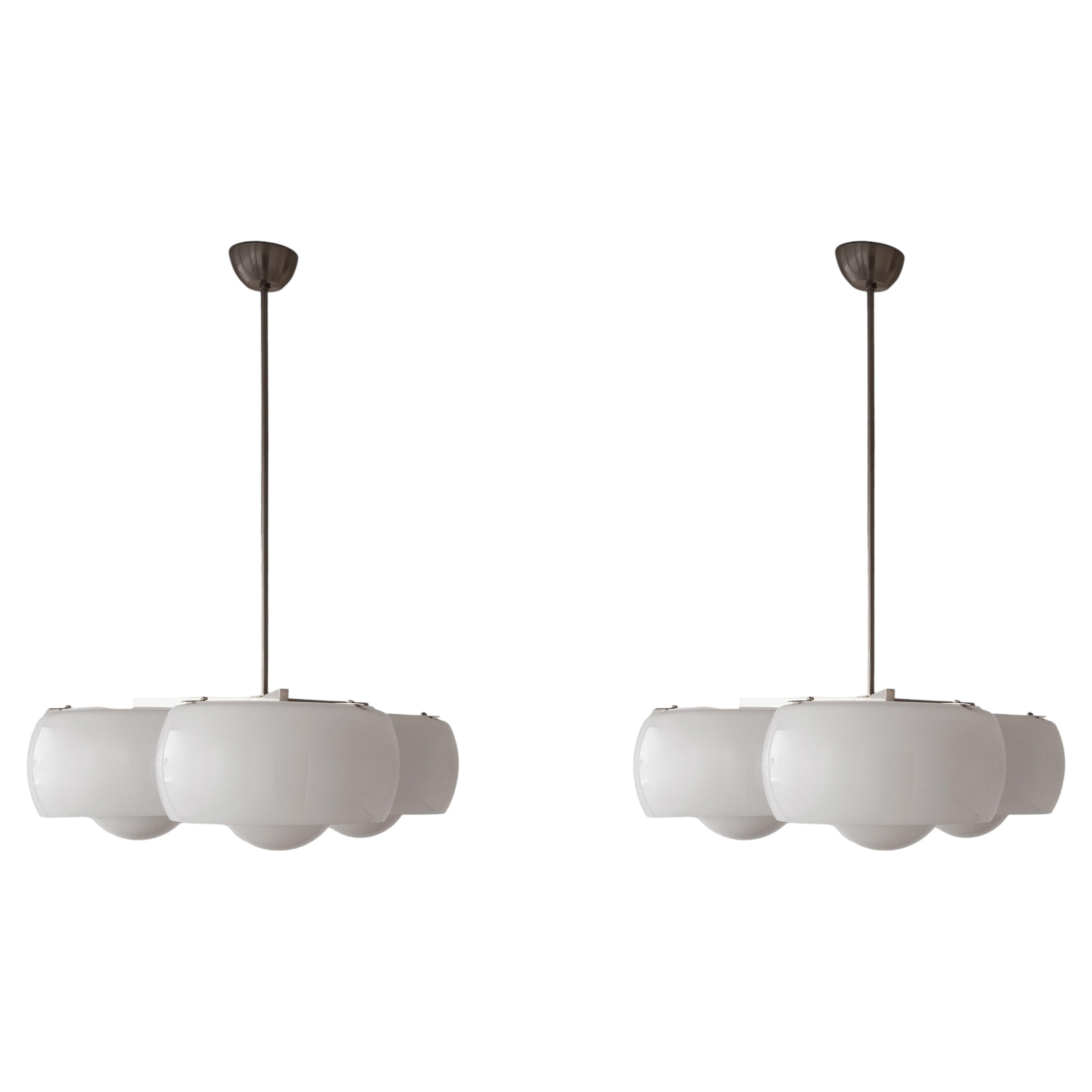 Vico Magistretti “Triclinio” Ceiling Lamps for Artemide, 1967, Set of 2