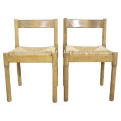 Retro Vico Magistretti 'Carimate' dining chairs produced by Mario Luigi Comi 1960s