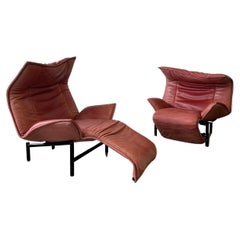 Vintage Vico Magistretti “Veranda” Chairs, a pair