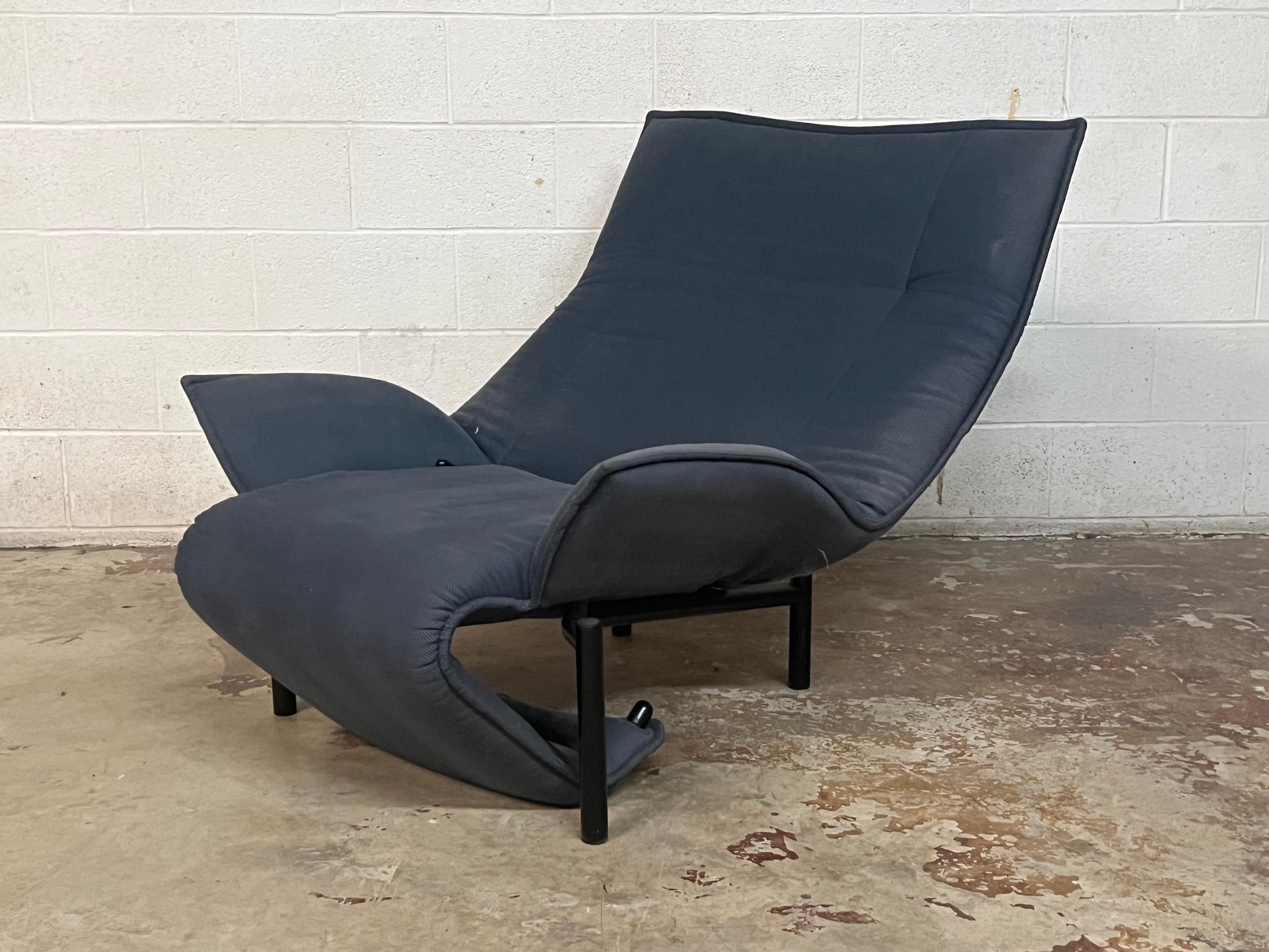 Italian Vico Magistretti “Veranda” Lounge Chair for Cassina, Italy For Sale