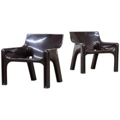 Vico Magistretti ‘Vicario’ Chair for Artemide, Set of Two