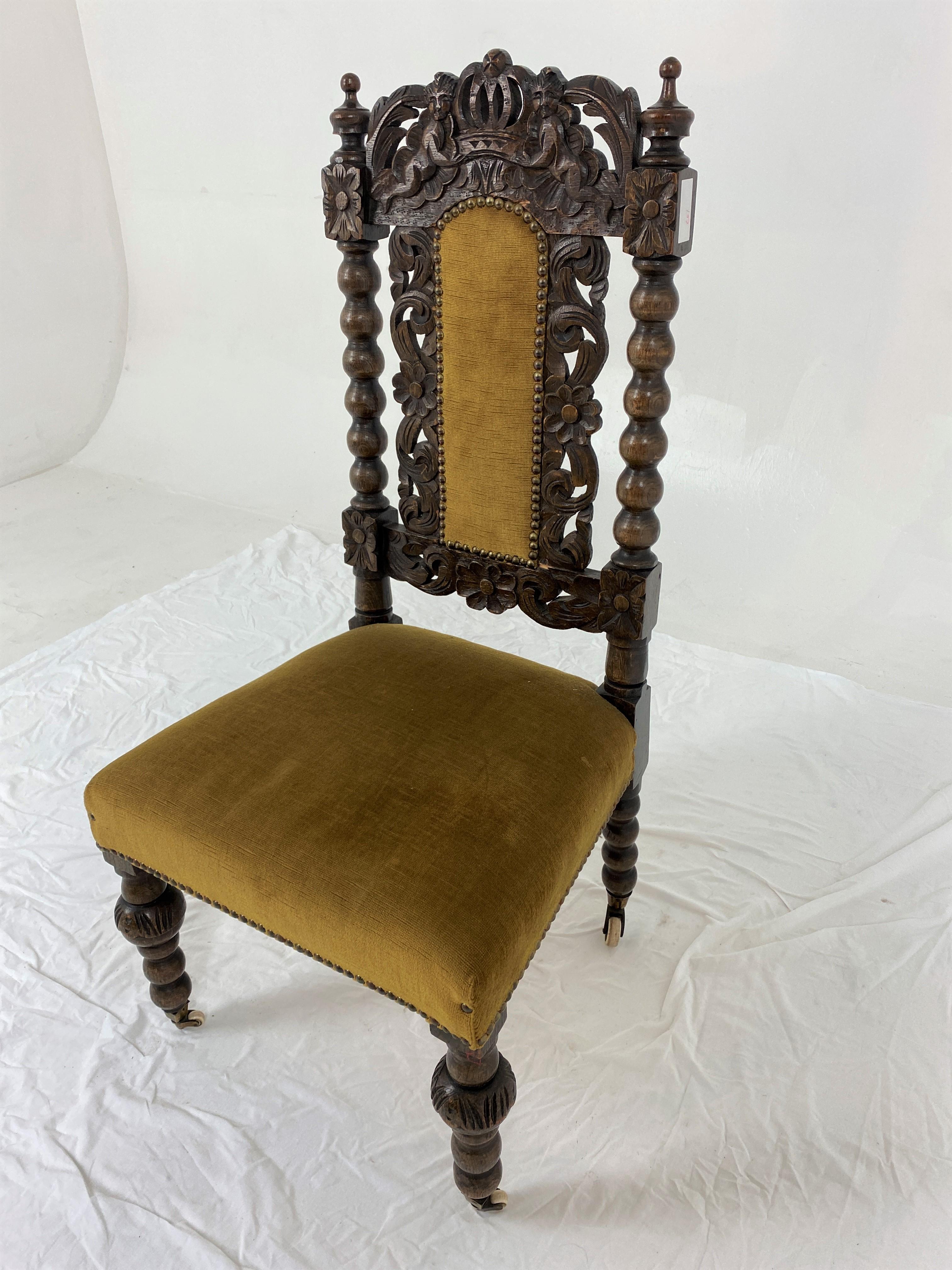 jacobean prayer chair