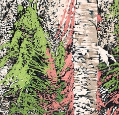 Aiguail Ölgemälde auf Baumwollleinwand, Zeitgenössische Landschaft, 2010+