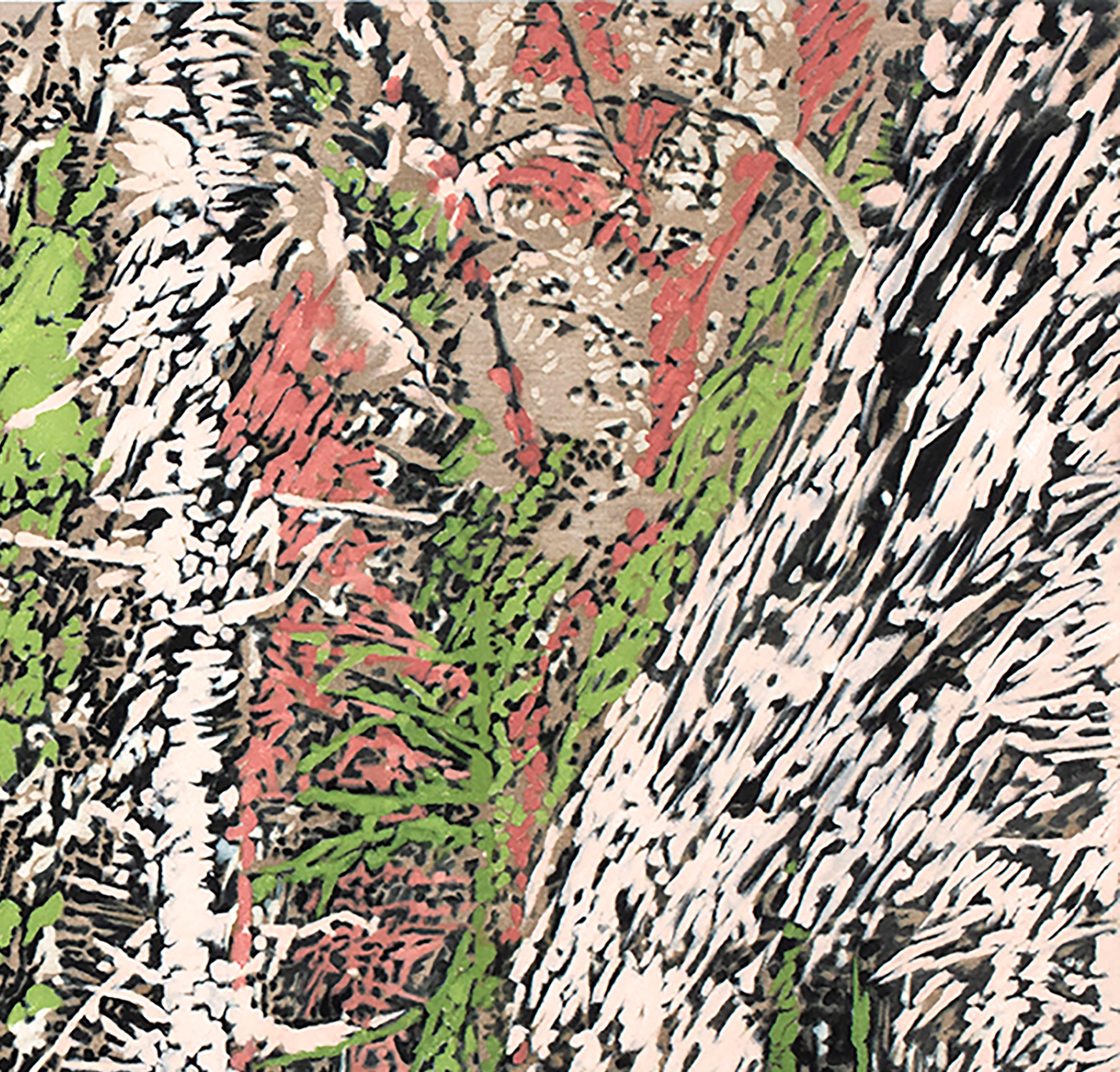 Aiguail - Painting Contemporaneo di Victoire Cathalan