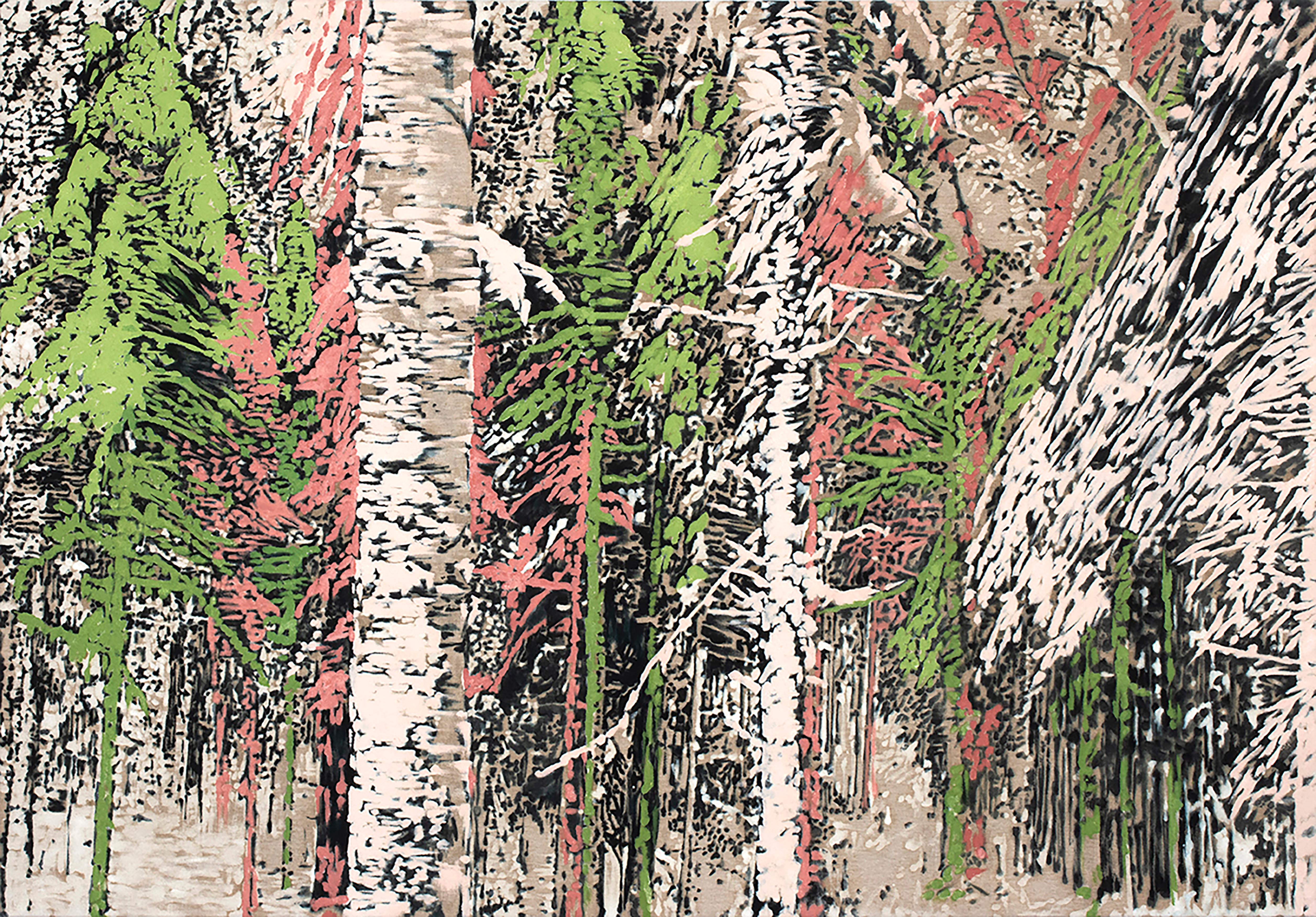 Landscape Painting di Victoire Cathalan - Aiguail