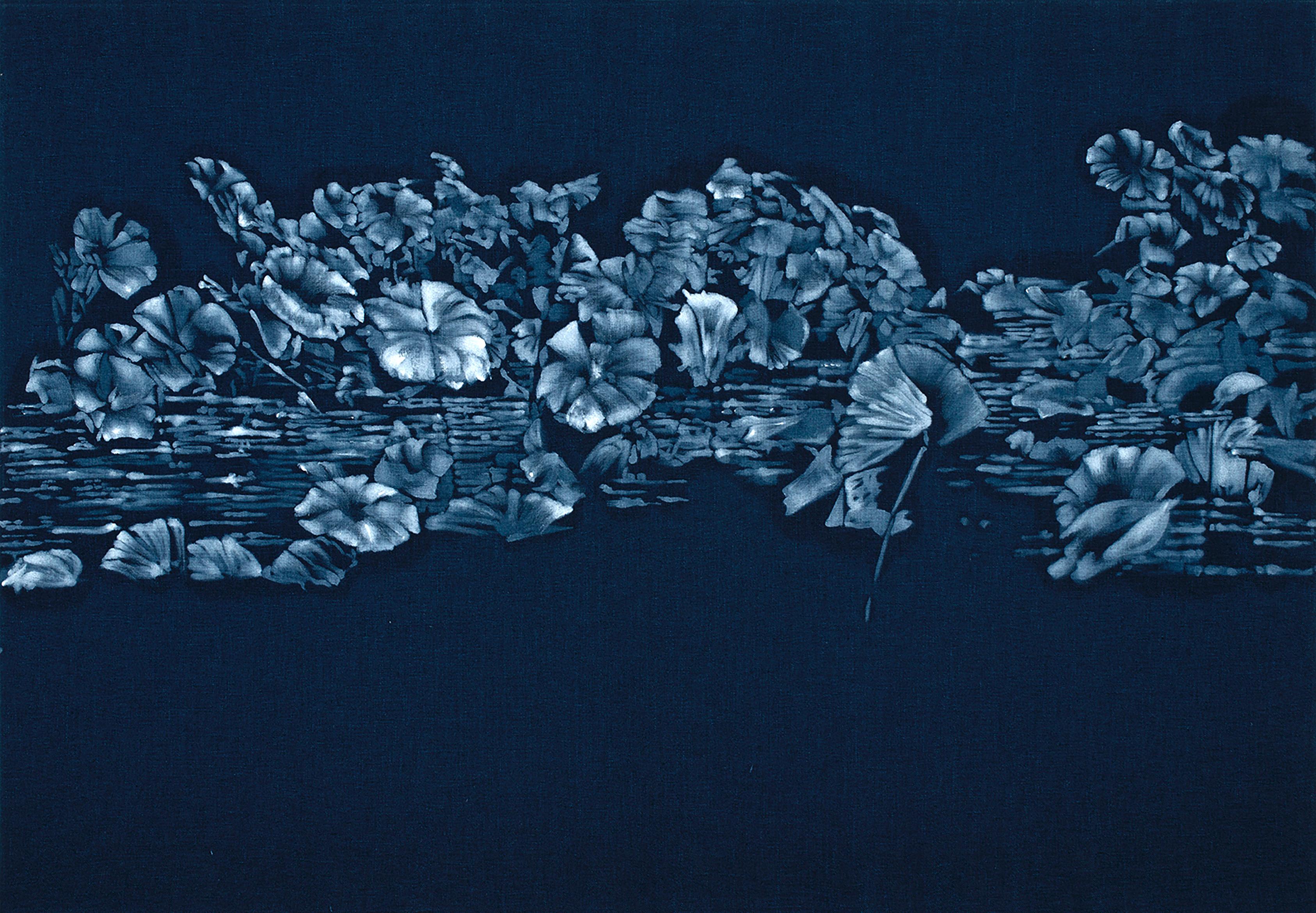 Figurative Painting de Victoire Cathalan - Línea Lotus II
