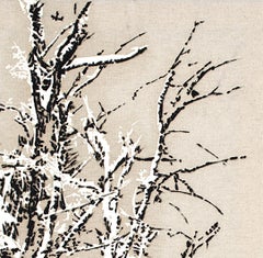 Picture The Silence, Zeitgenössisches Ölgemälde auf Baumwoll-Leinwand, 2010+
