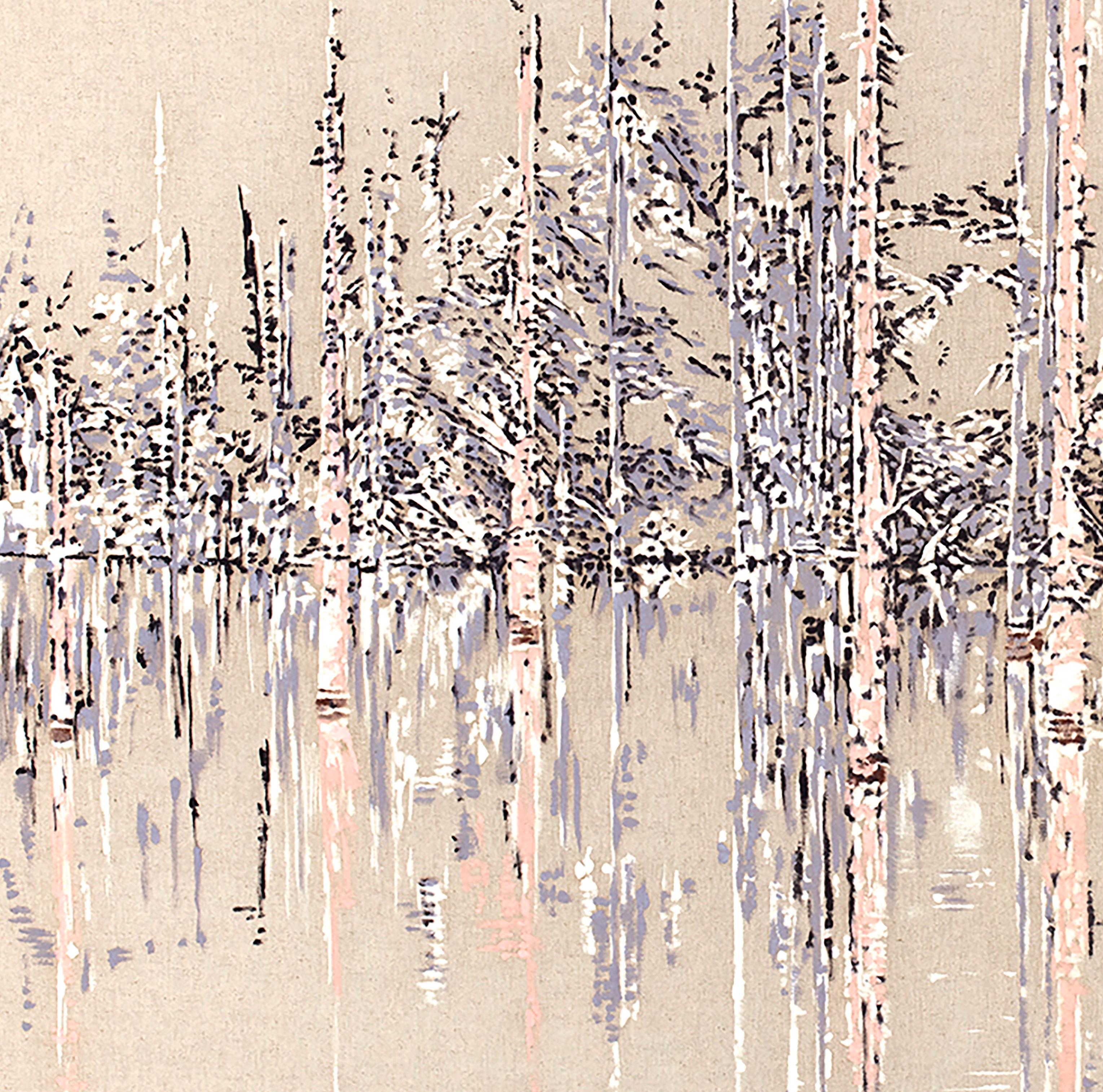 Lila Morgen (Zeitgenössisch), Painting, von Victoire Cathalan