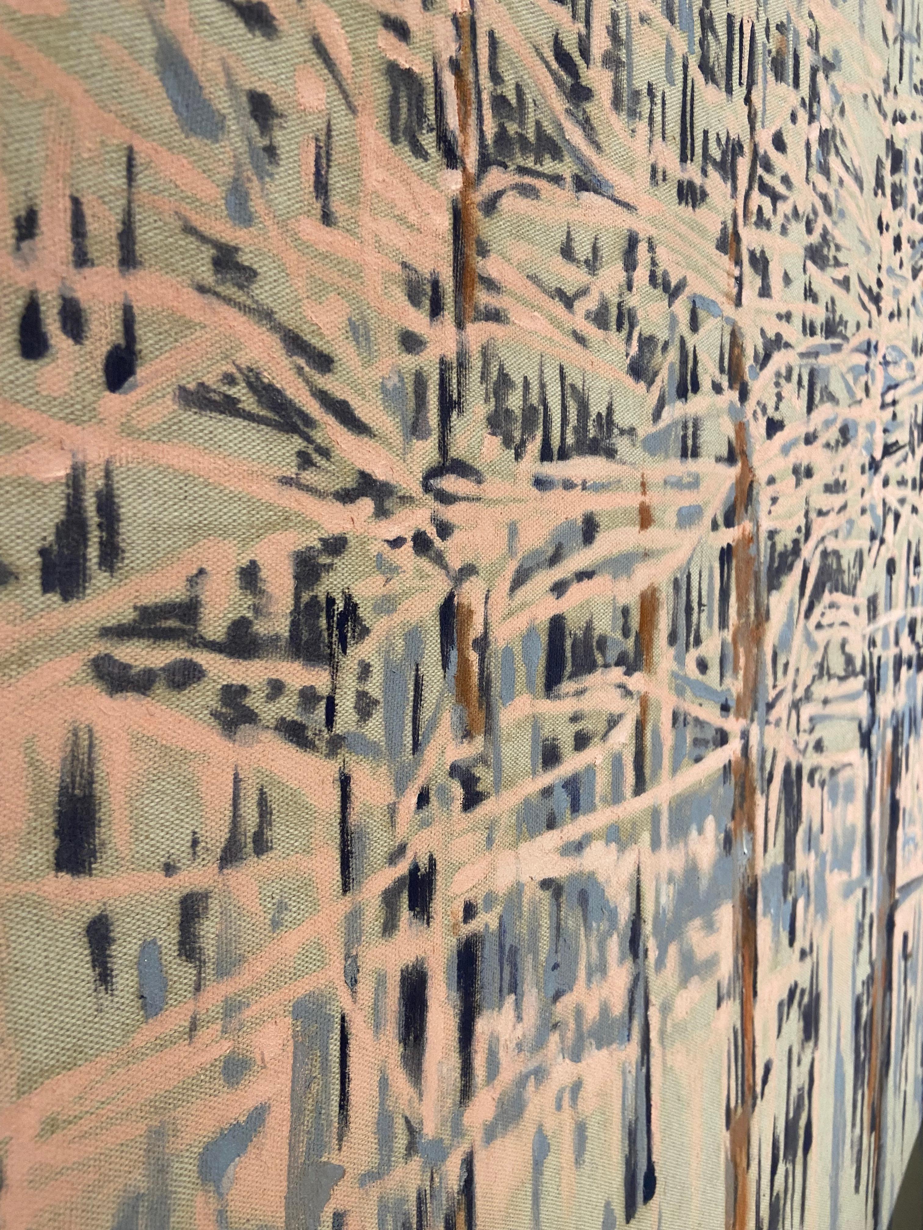 Victoire Cathalan: 'Taïga' - Olio su tela 2021 In condizioni ottime in vendita a Saint-Ouen, FR