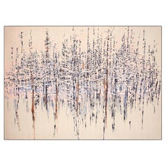 Victoire Cathalan : "Taïga" - Huile sur toile 2021