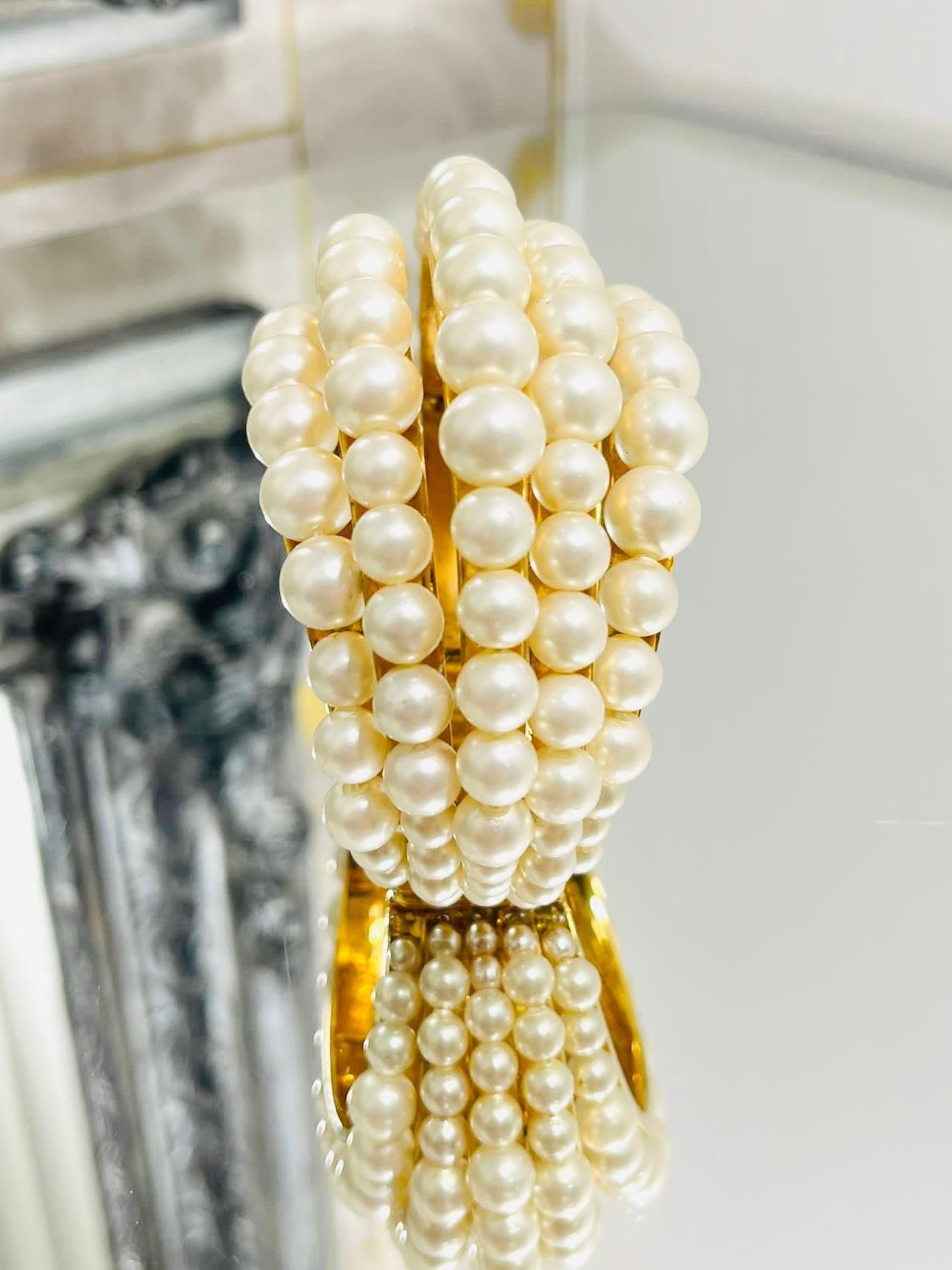 Baroque Victoire de Castellane - Chanel Multi Tier Pearl Cuff