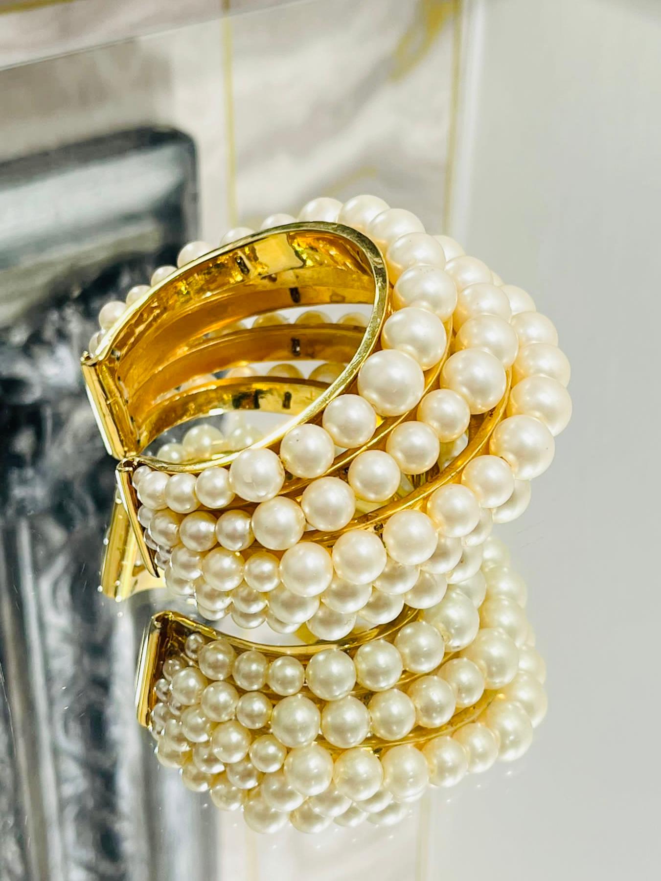 Bead Victoire de Castellane - Chanel Multi Tier Pearl Cuff