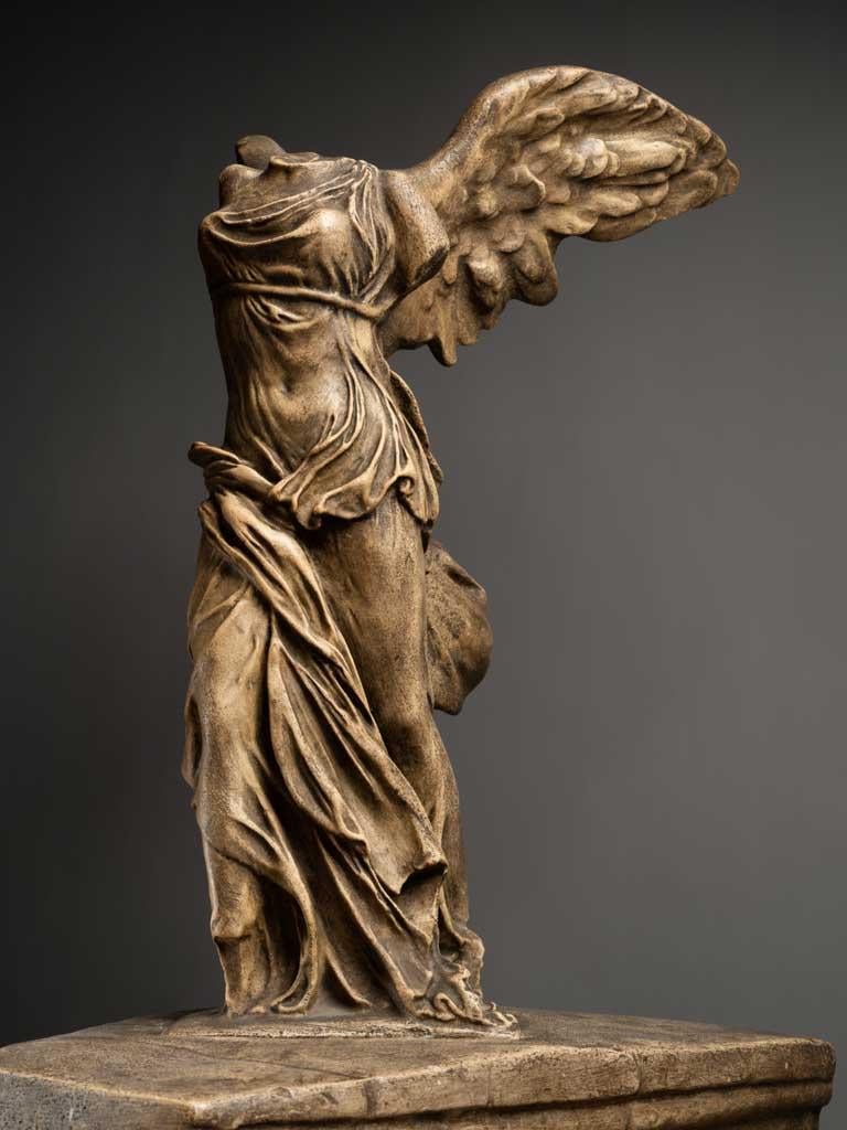 Archaistic Victoire De Samothrace : Mid-20th Century Original Plaster