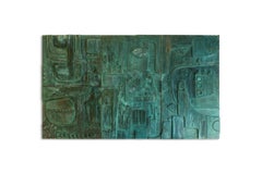 Victoire de Segonzac. Carved and gilded triptych panel. Contemporary