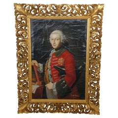 Victor Amadeus III Duque de Saboya Retrato Pintura Según María Clementi 48"