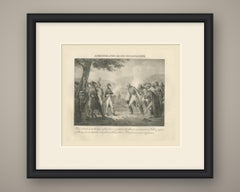 Victor Amadeus Sues for Armistice, Sardinia, Antique Madou Lithograph, 1827