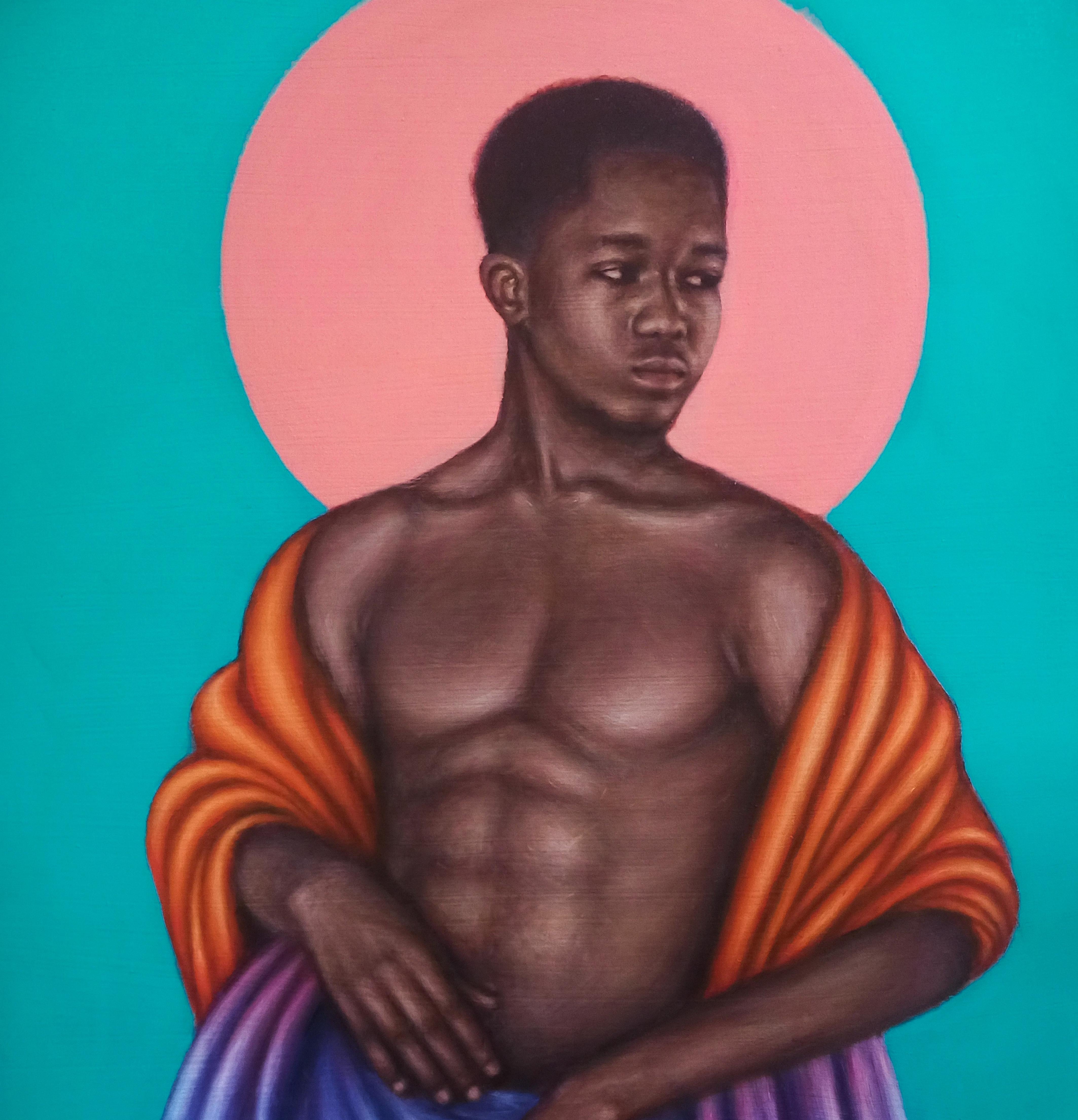 Mantelli 3: Esponi - Painting Espressionista di Victor Anachuna