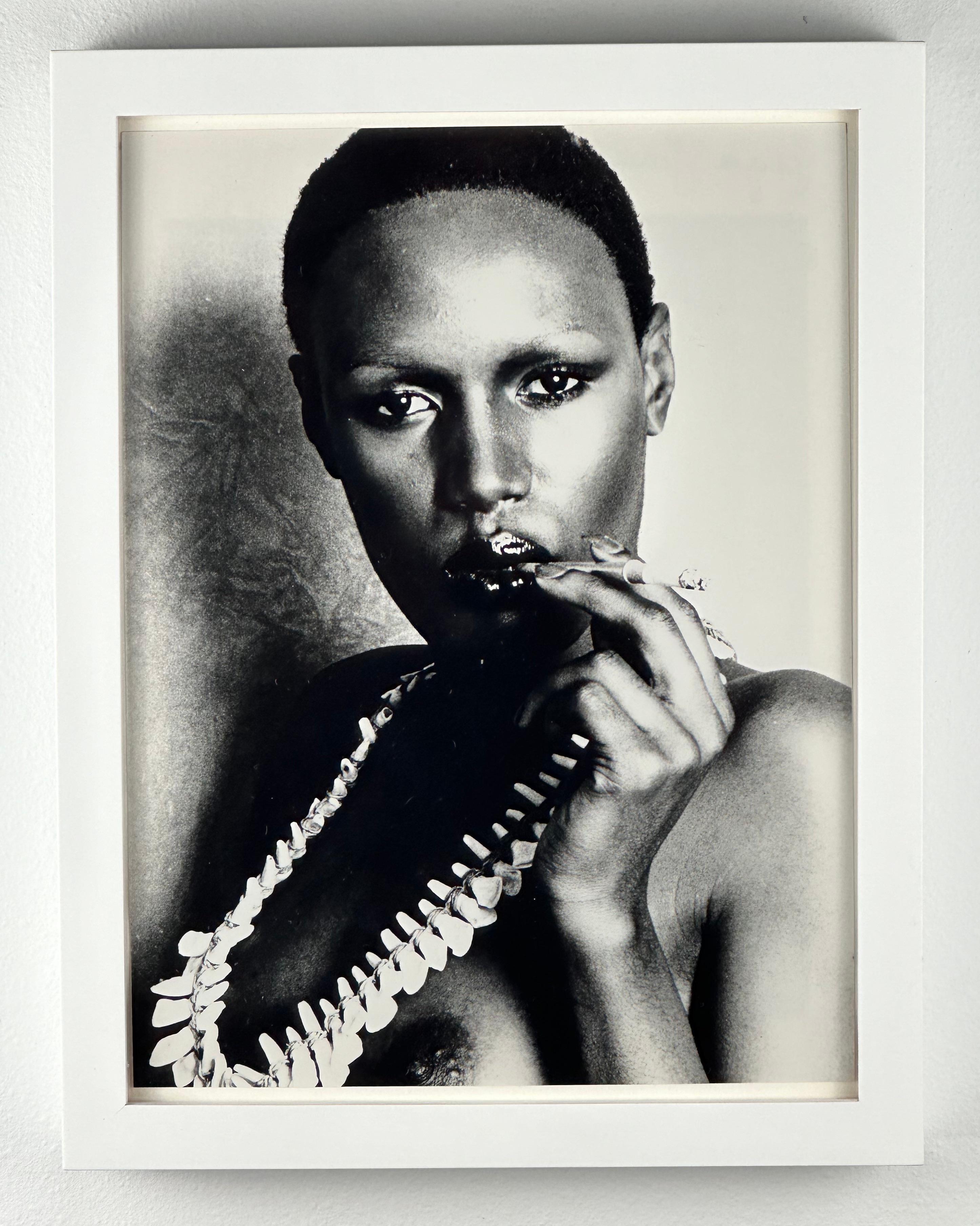 Grace Jones for After Dark - Photograph by Victor Arimondi