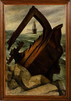 "Movimiento", Victor Arnautoff, Faro de San Francisco, Feria Mundial Pintura WPA