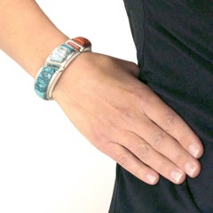 Victor Beck Modernist Navajo Sterling Bracelet